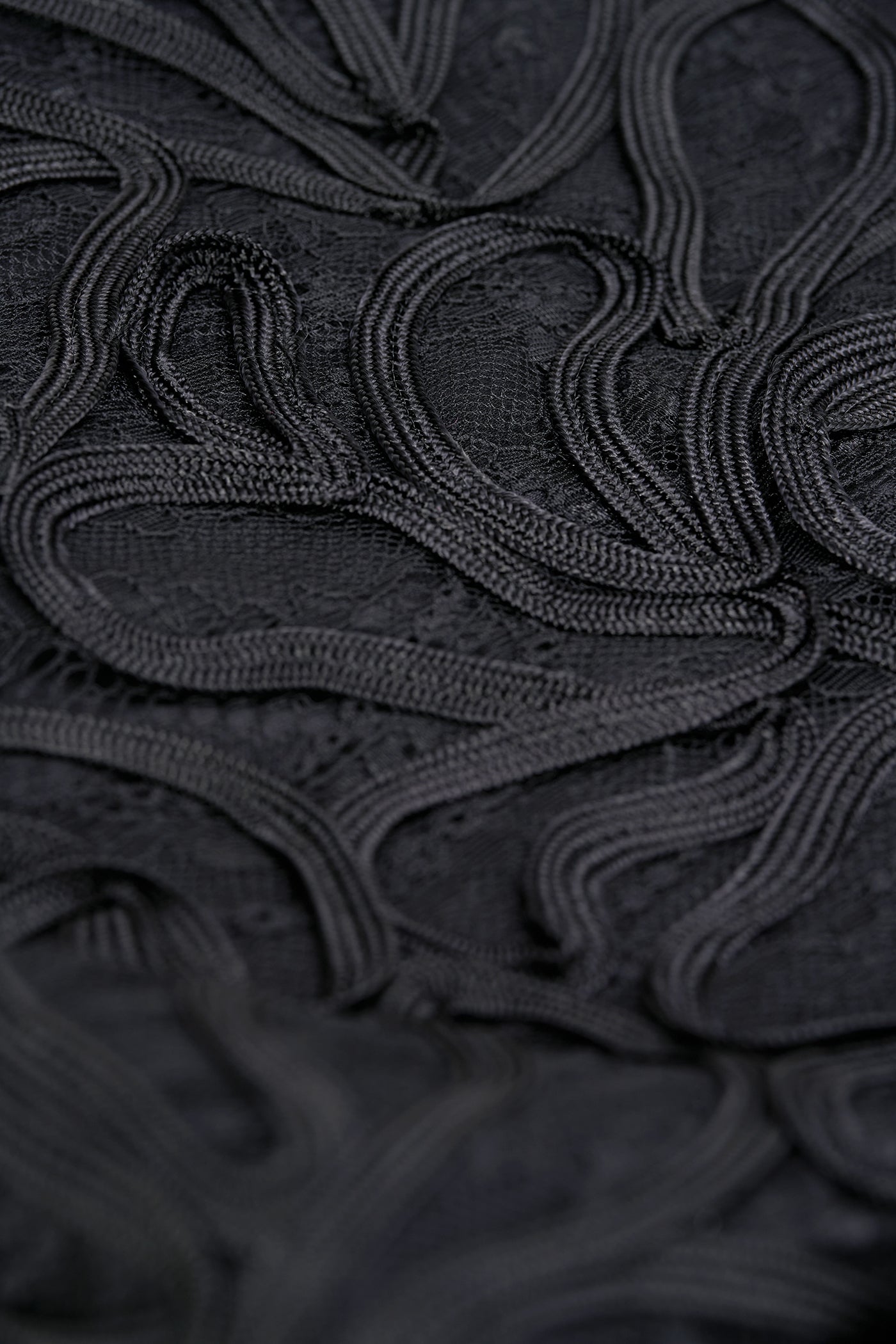 Addilyn Soutache Mesh Stole Dress