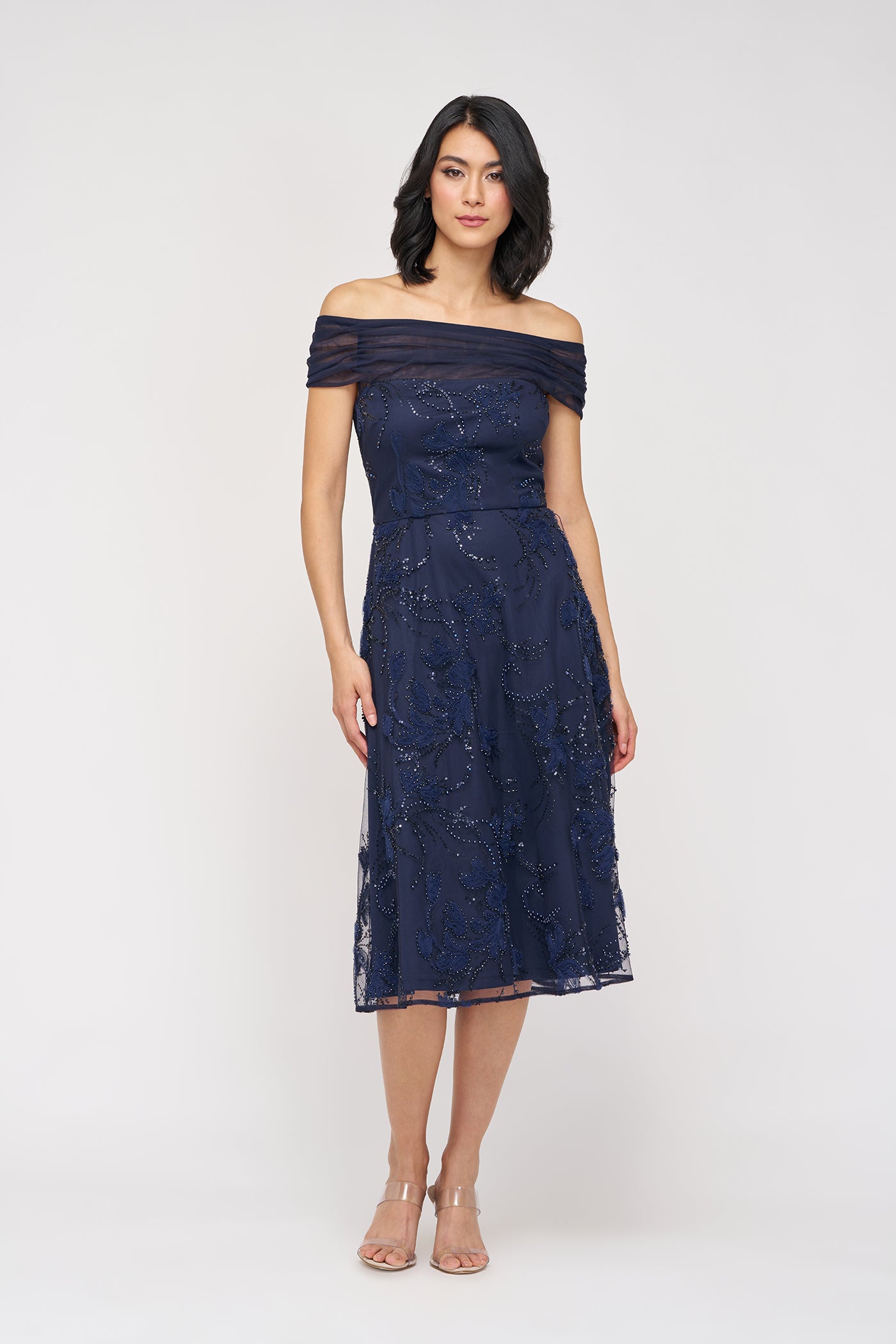 Gemma Off Shoulder Cocktail JS Collections Gemma Off Shoulder Cocktail JS Collections