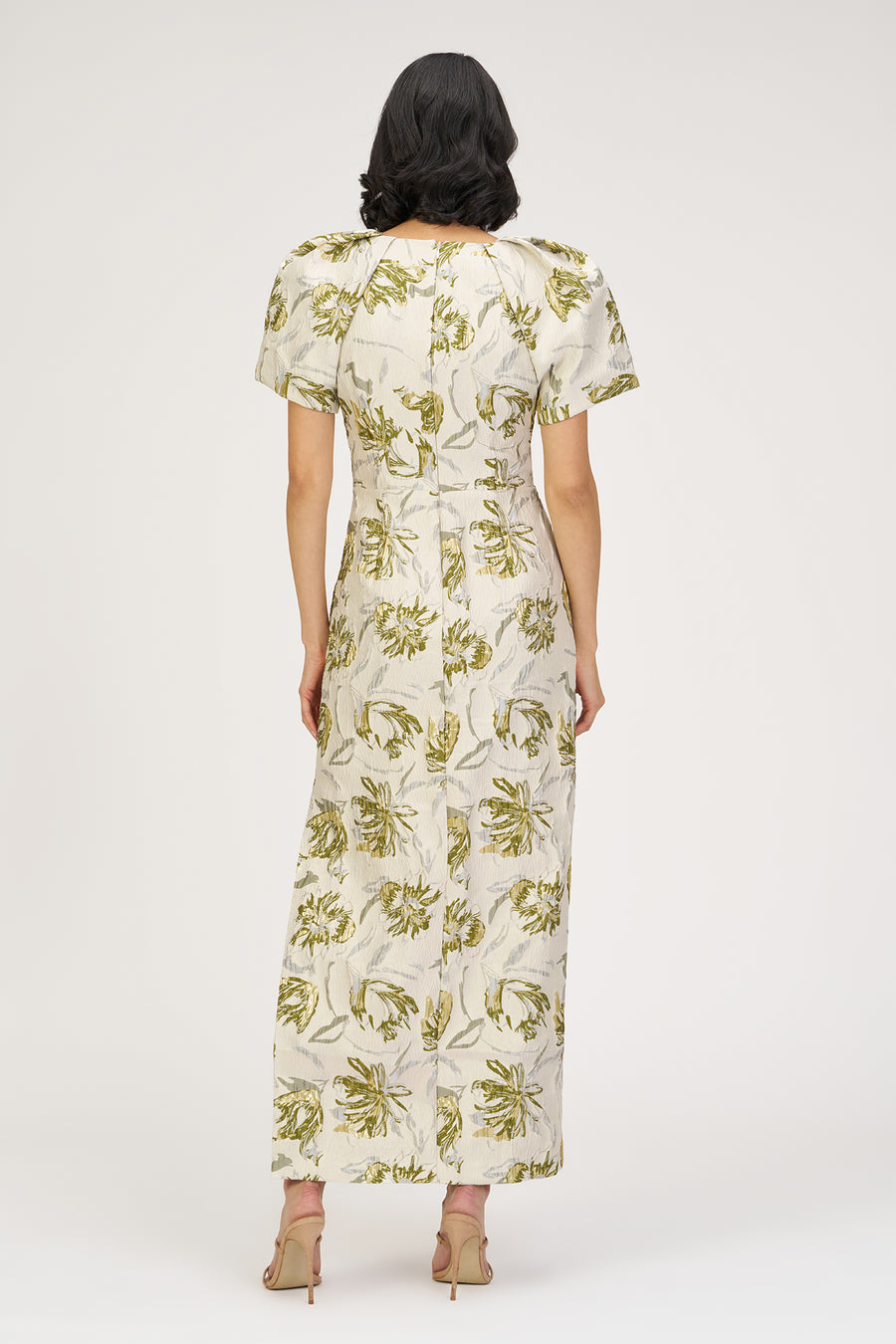 Penny Ankle Jacquard Gown