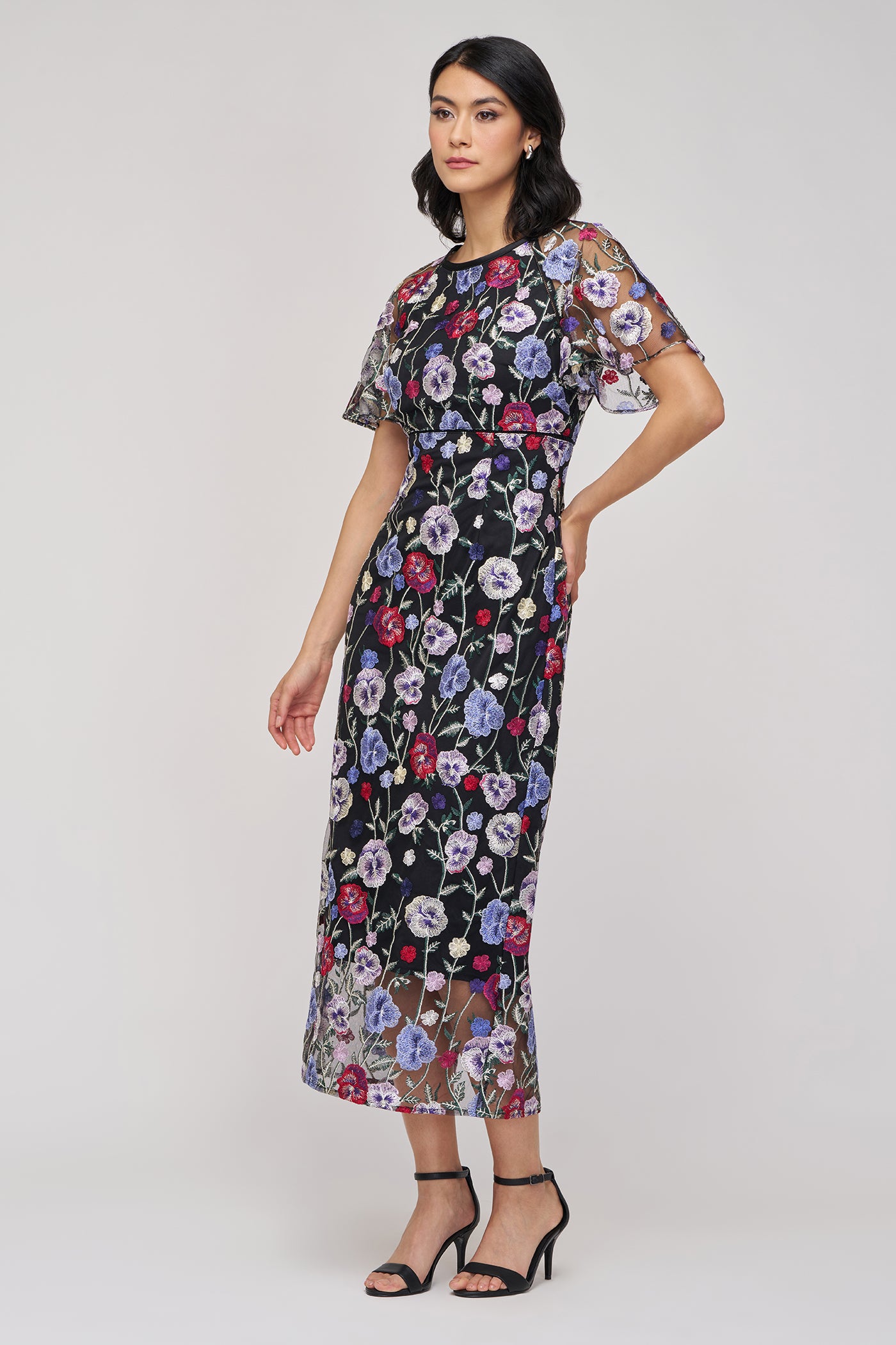 Lacey Tea-Length Cocktail