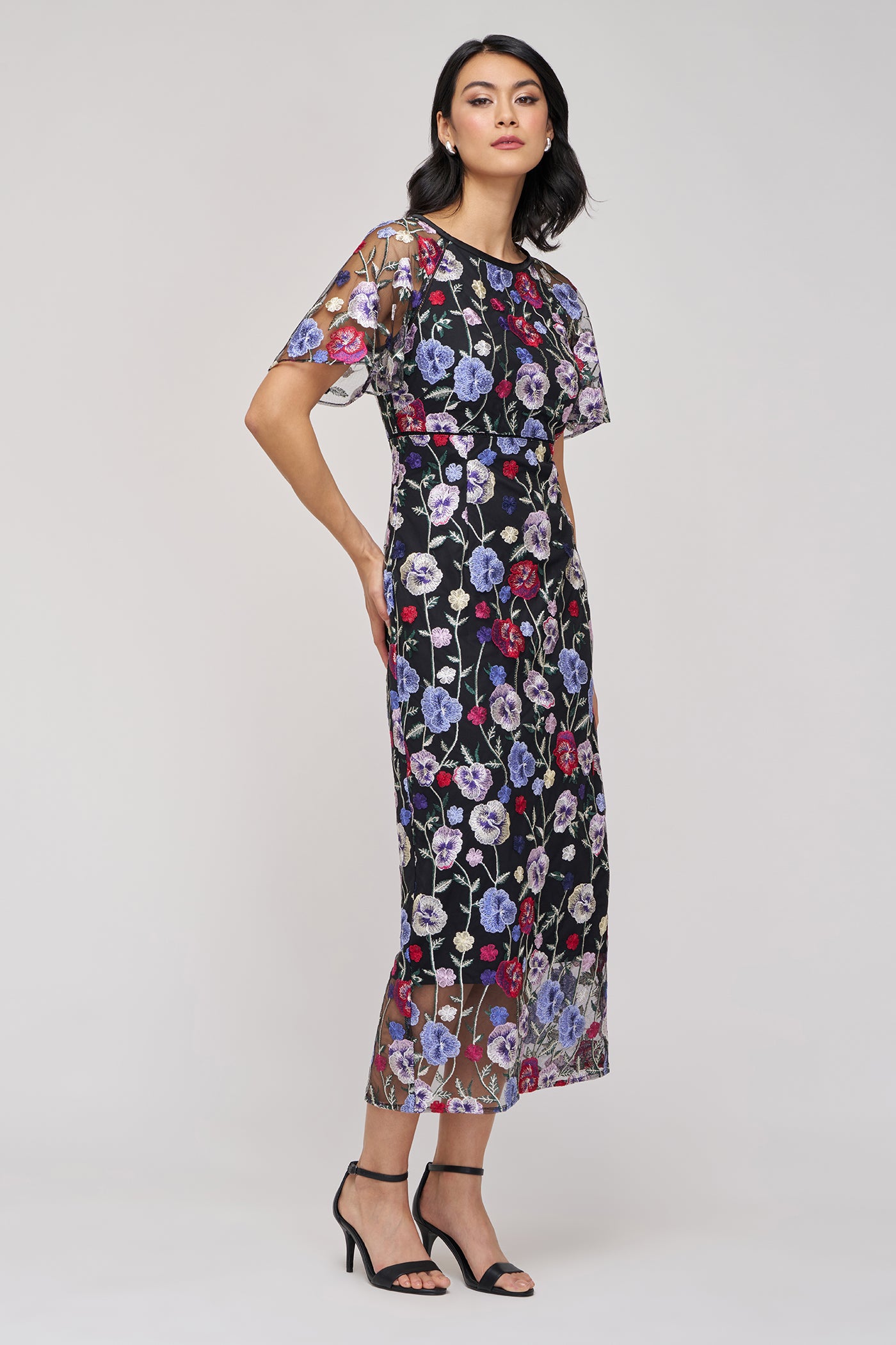 Lacey Tea-Length Cocktail