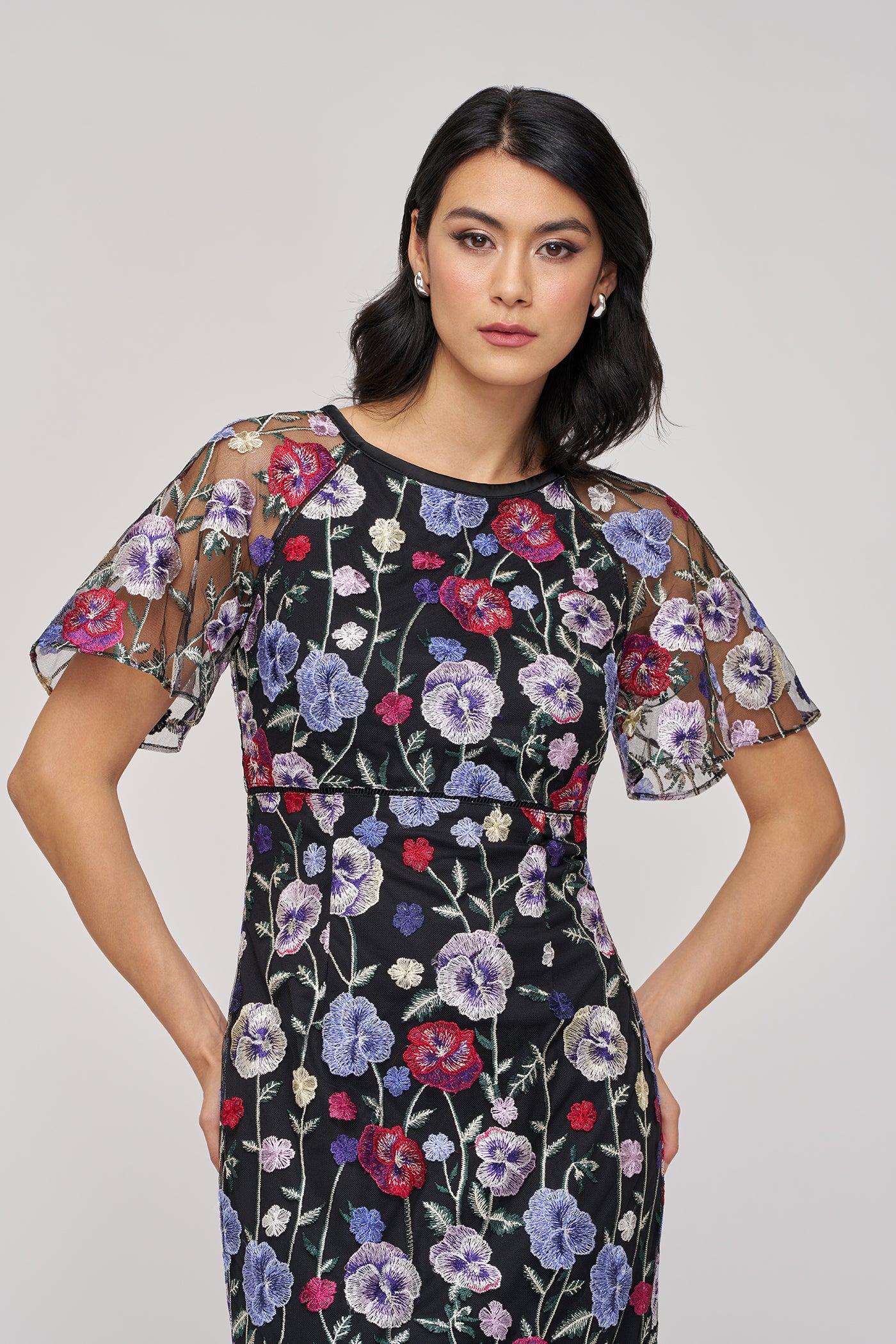 Lacey Tea-Length Cocktail