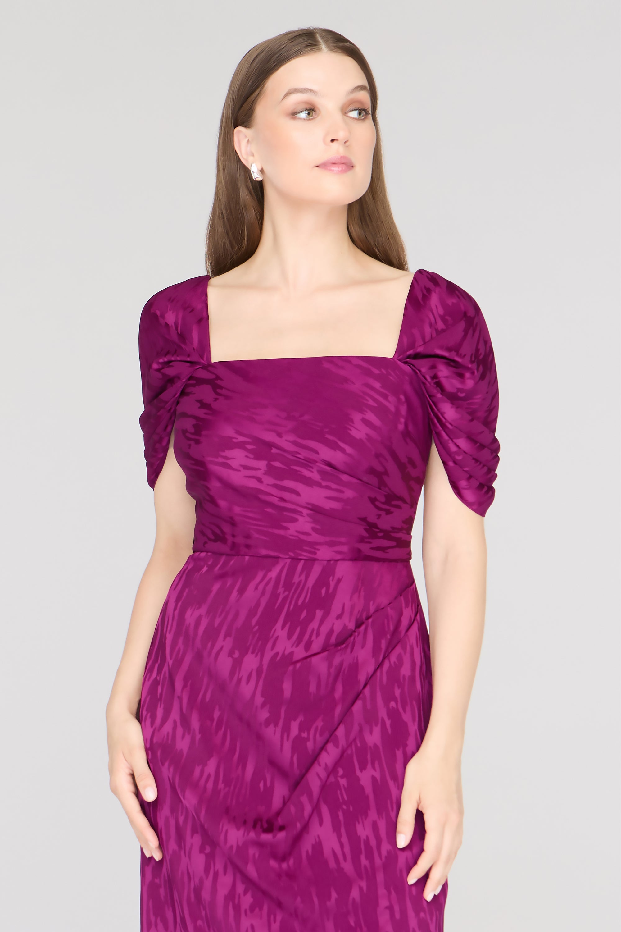 phoebe couture cocktail dresses Phoebe Couture Strapless Silk Cocktail Dress in Emerald Green
