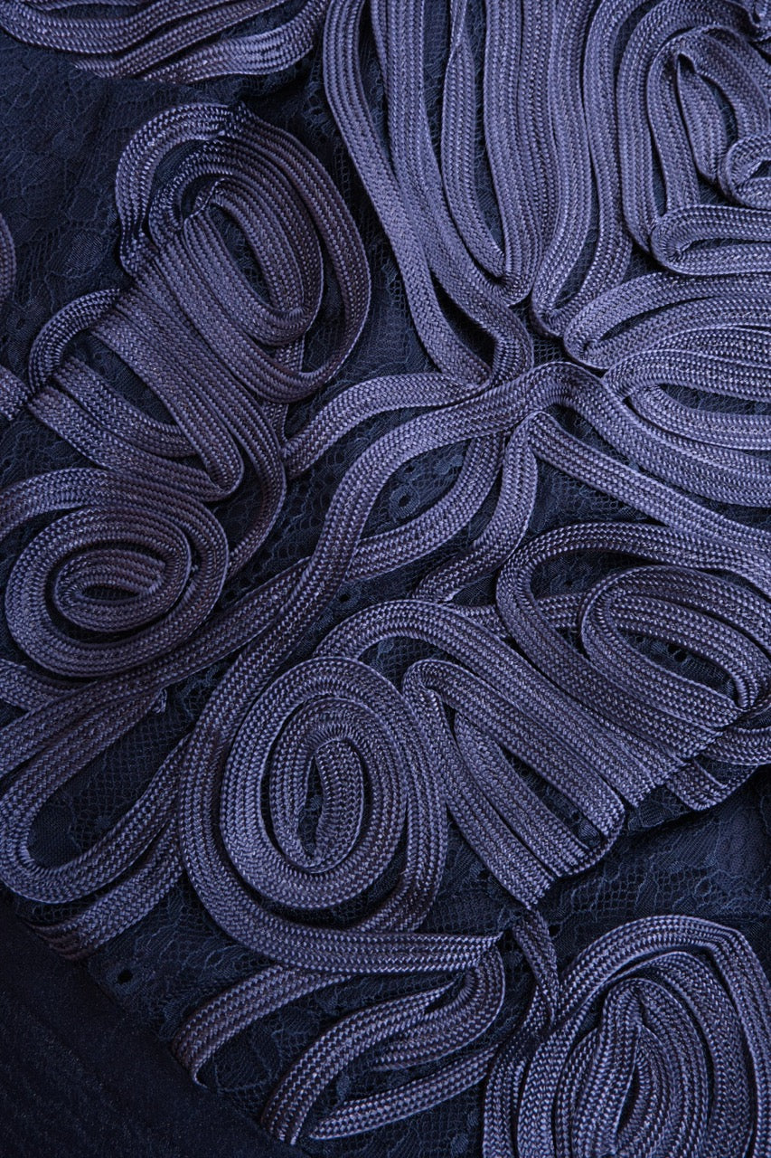 Keira Mixed Soutache Gown