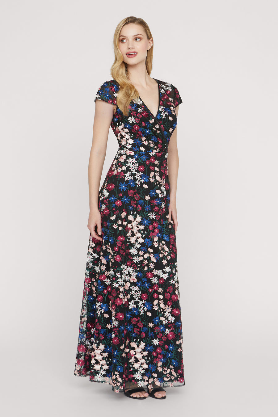 Sybil V-Neck Gown