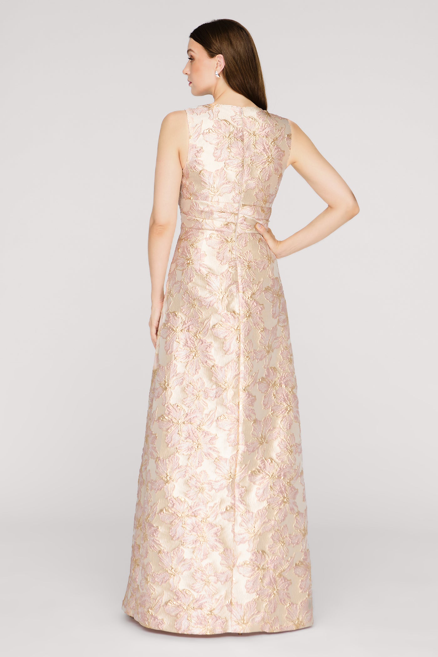 Deborah Faux Wrap Gown