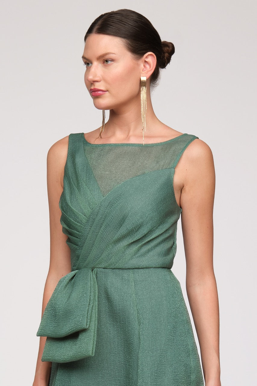 Carey Organza Gown - 4 / Mallard Carey Organza Gown - 4 / Mallard
