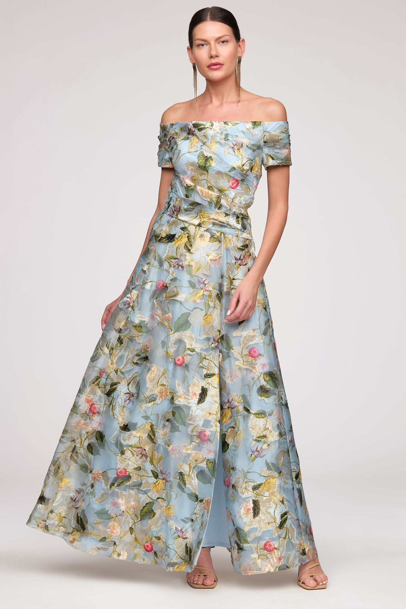 carissa maxi dress A Line Gown or summer social settings Color:Ivory(AE存量)** Palm Dress | Petal AL:2926tues