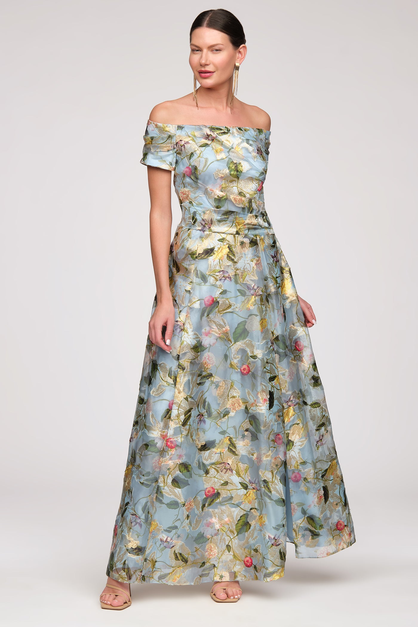 carissa maxi dress Carissa Toile De Jouy Maxi Dress