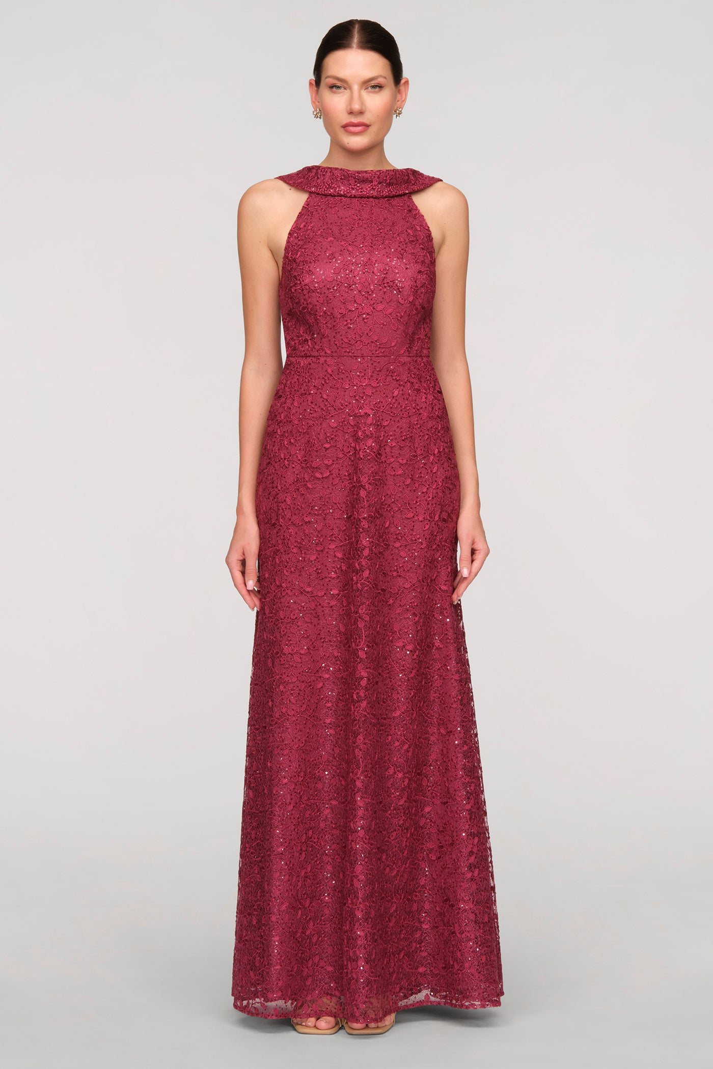 Peggy Roll Collar Mermaid Gown