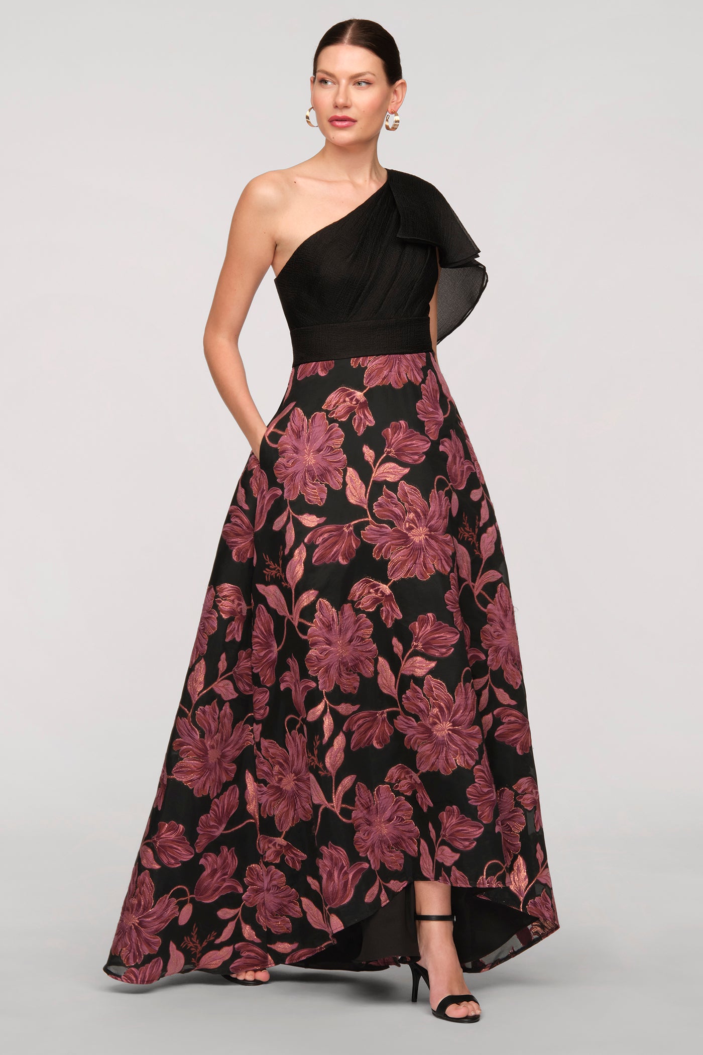 Winifred Mixed Media Gown