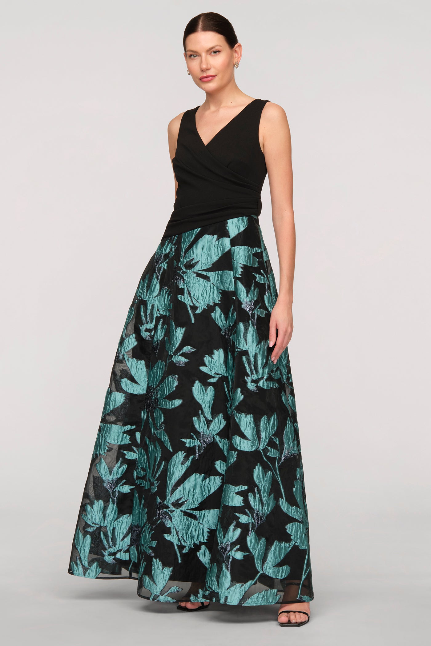 Shirley Mixed Media Gown