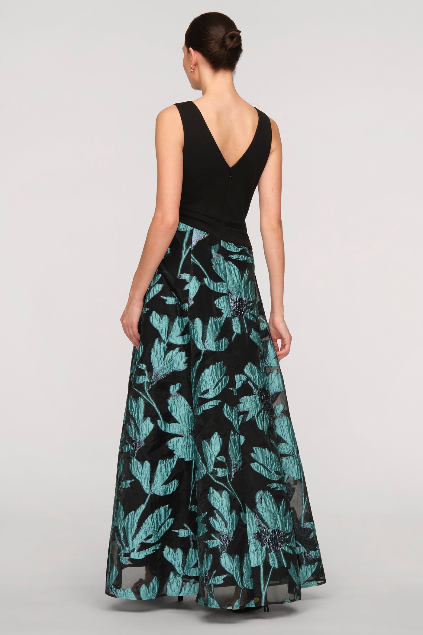 Shirley Mixed Media Gown