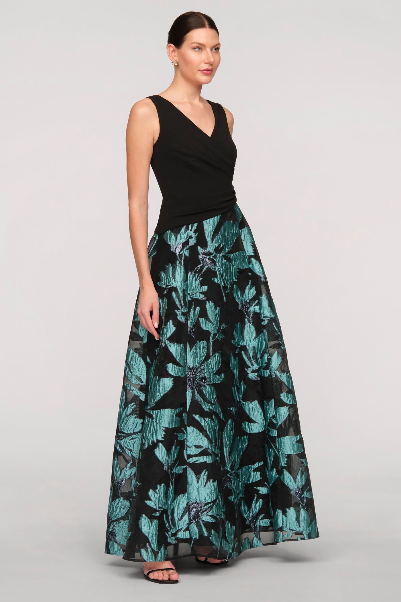 Shirley Mixed Media Gown