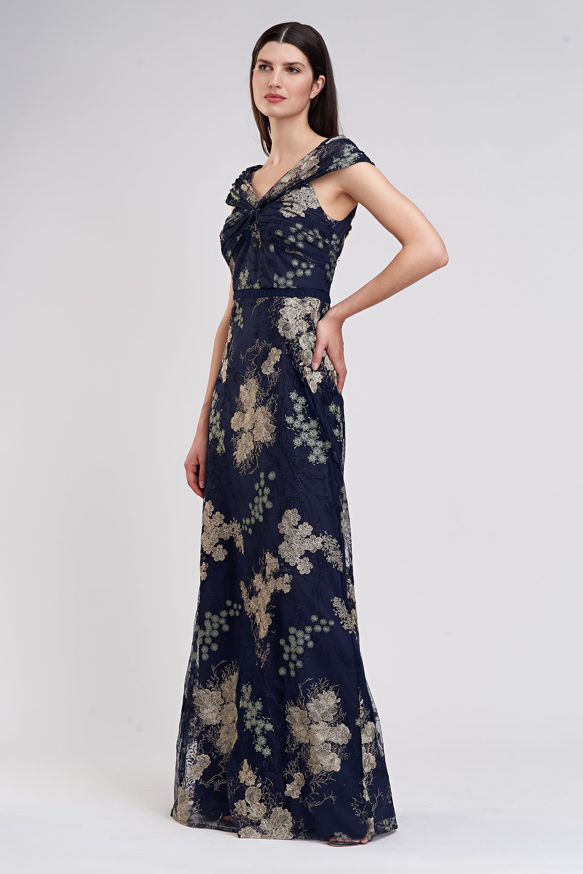 Camilla Twist A-Line Gown