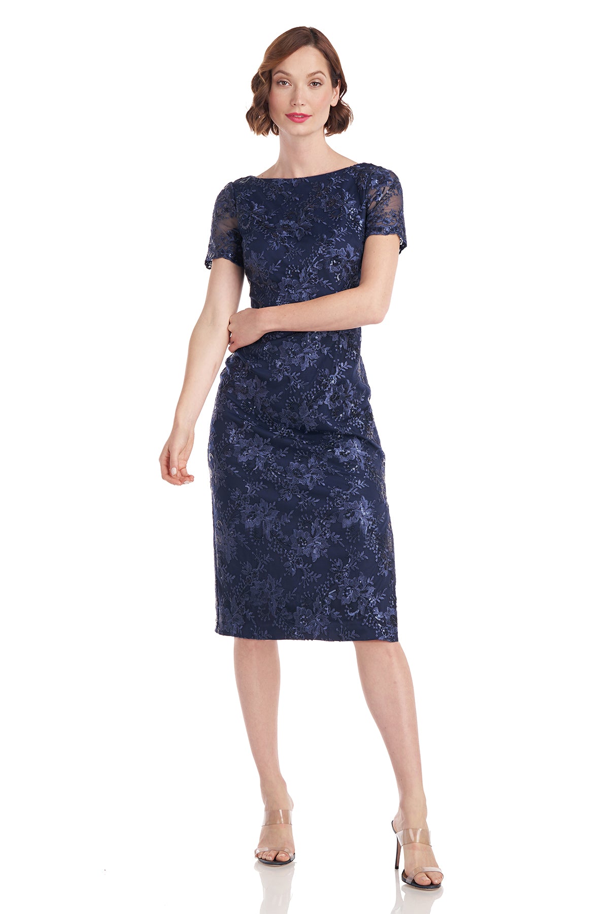 Leena Bateau Midi Dress