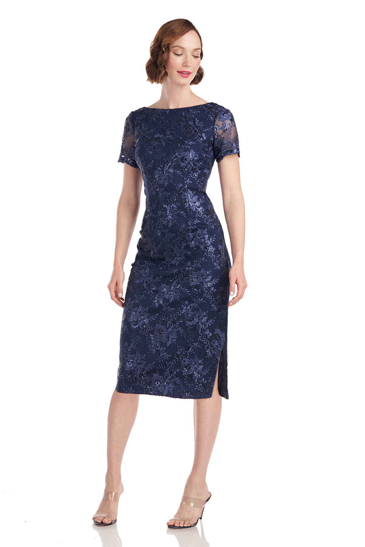 Leena Bateau Midi Dress