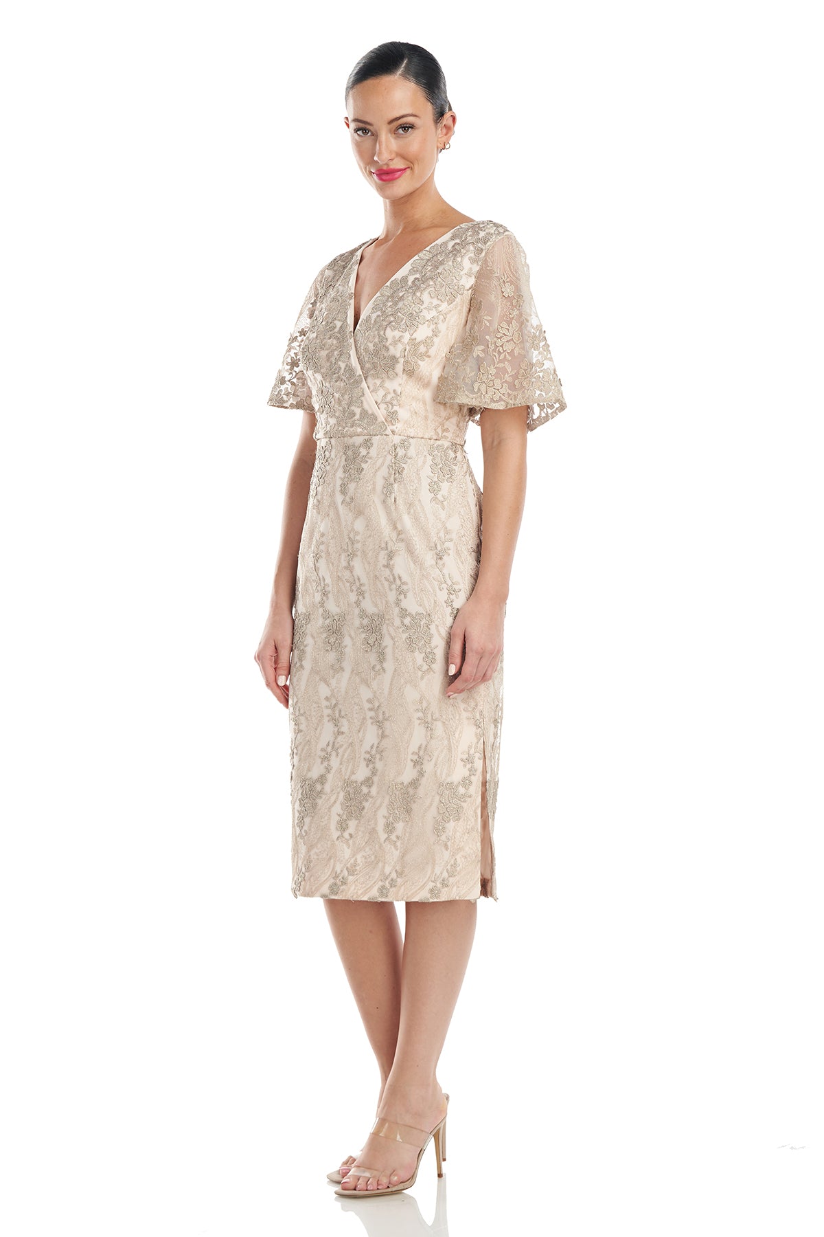 Norma V-Neck Cocktail Dress