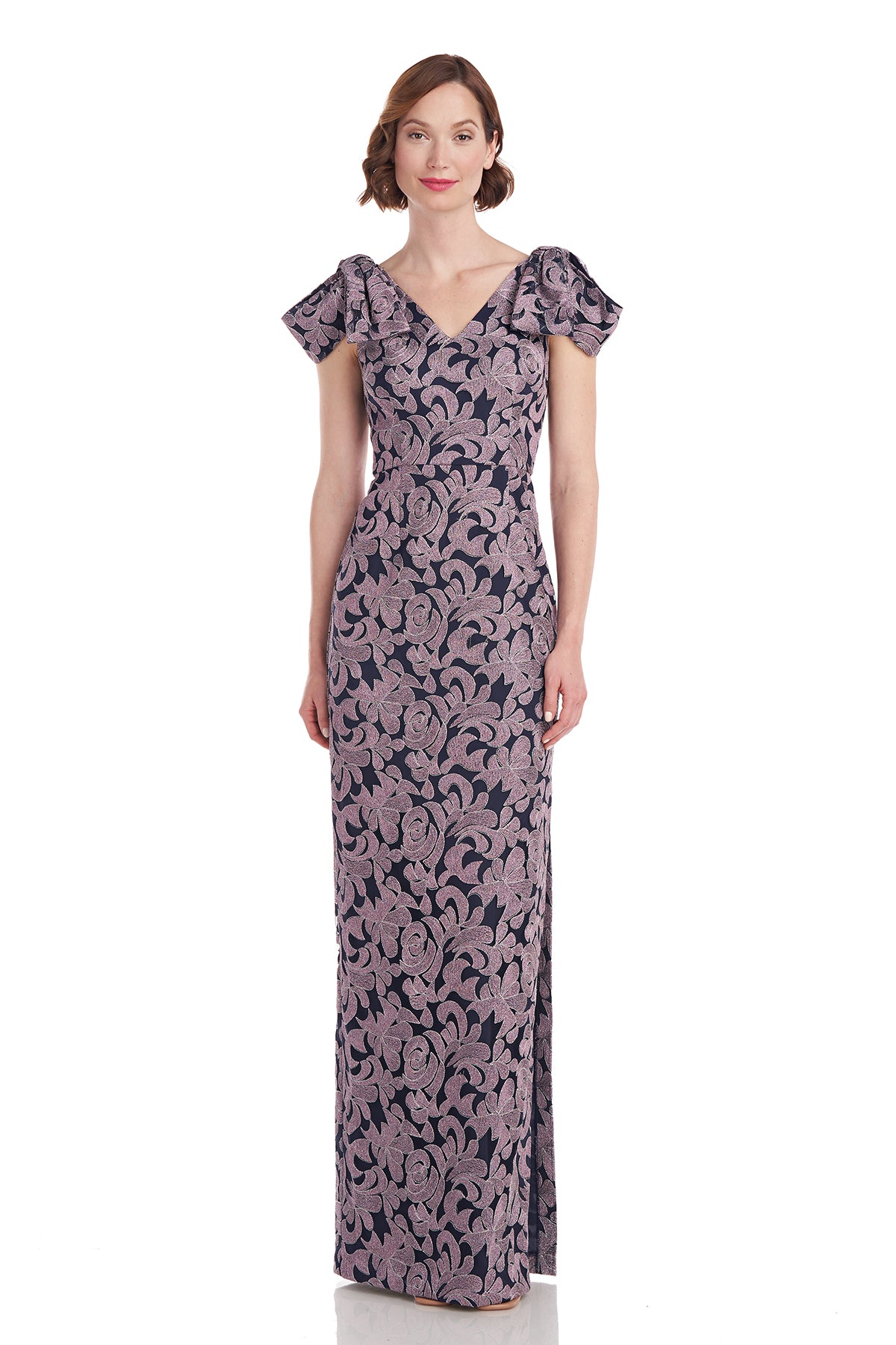 Gwendolyn Bow Column Gown