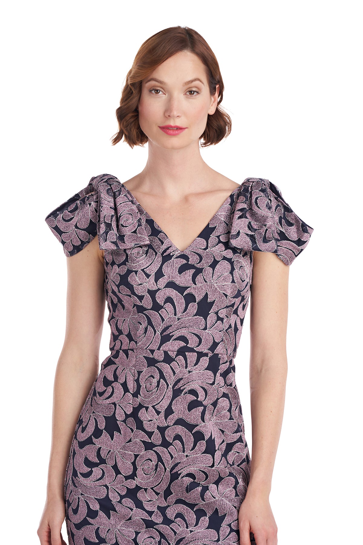 Gwendolyn Bow Column Gown