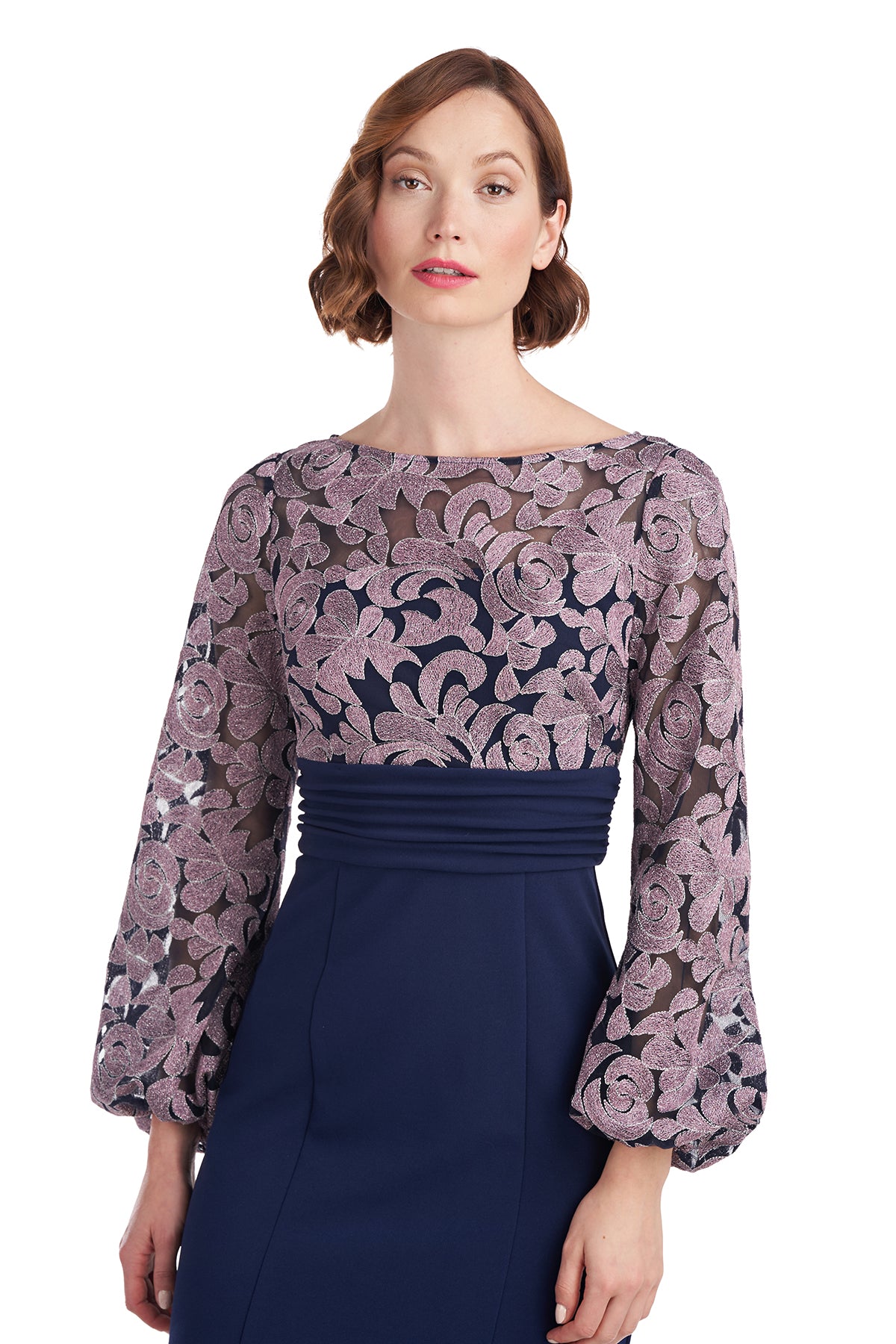 Sheila Illusion Column Gown