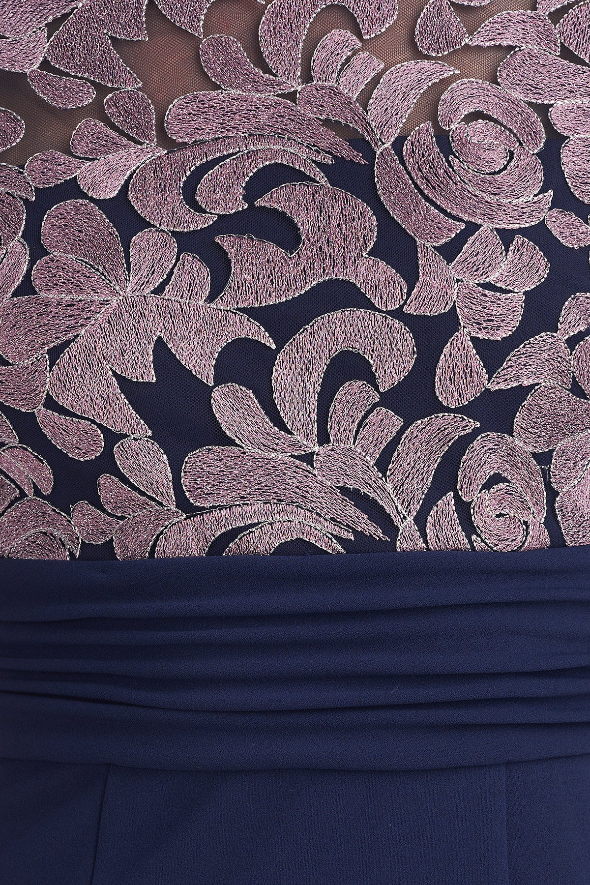 Sheila Illusion Column Gown