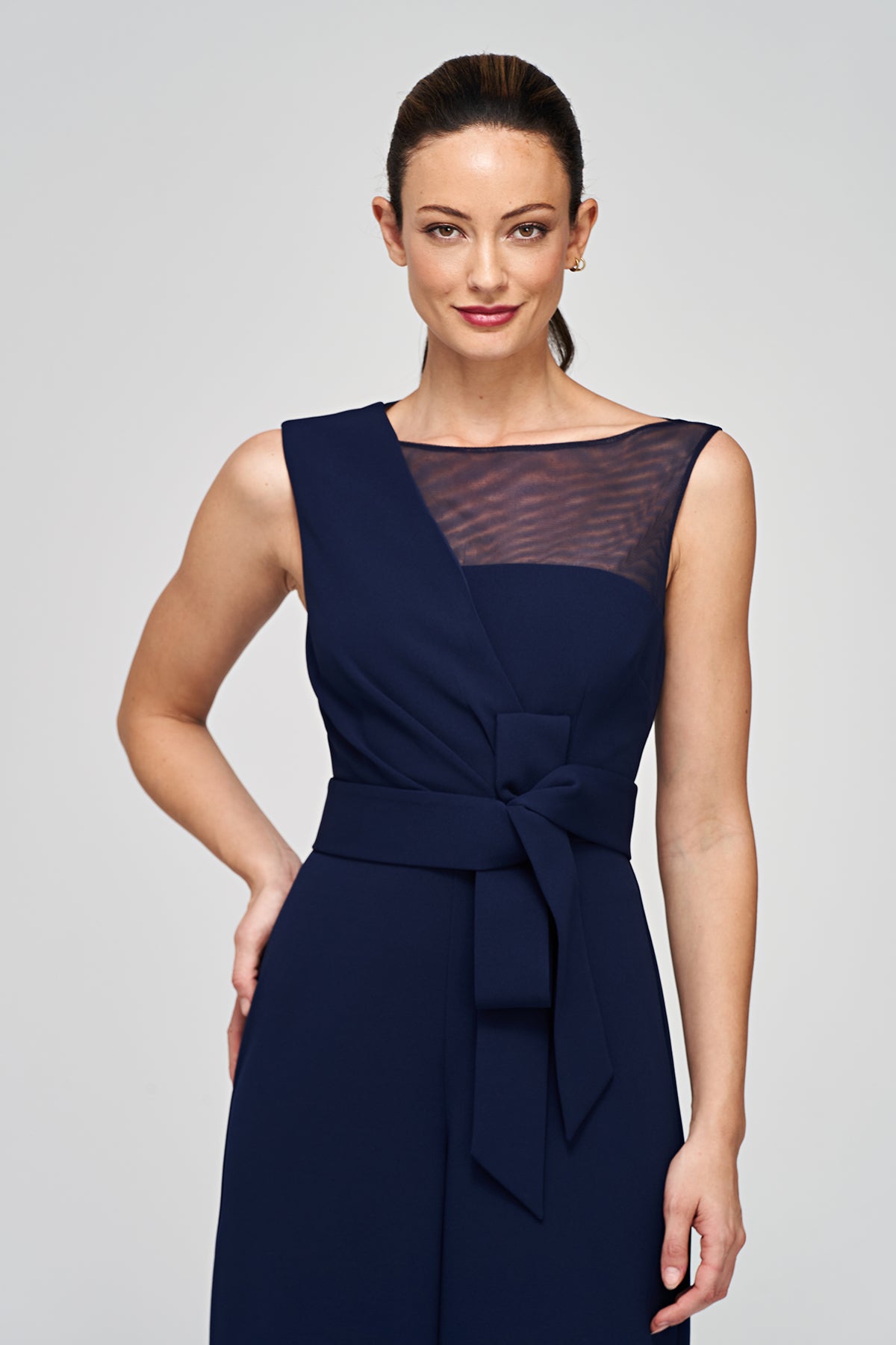 Aubree Oversize Bow Jumpsuit