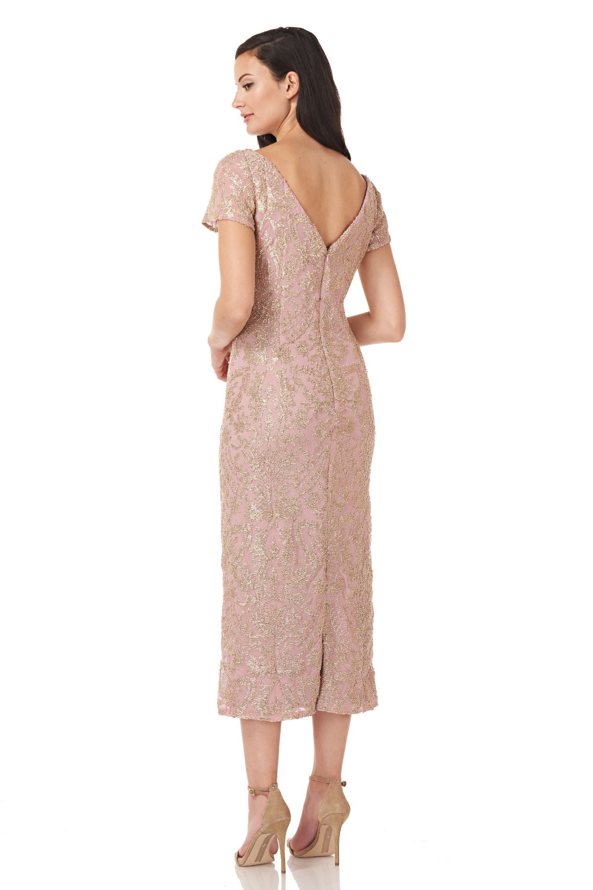 Embroidered Cocktail Dress