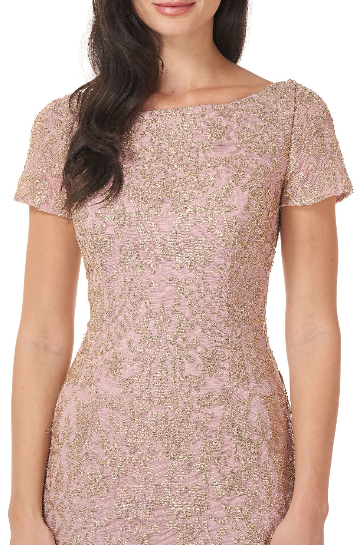 Embroidered Cocktail Dress