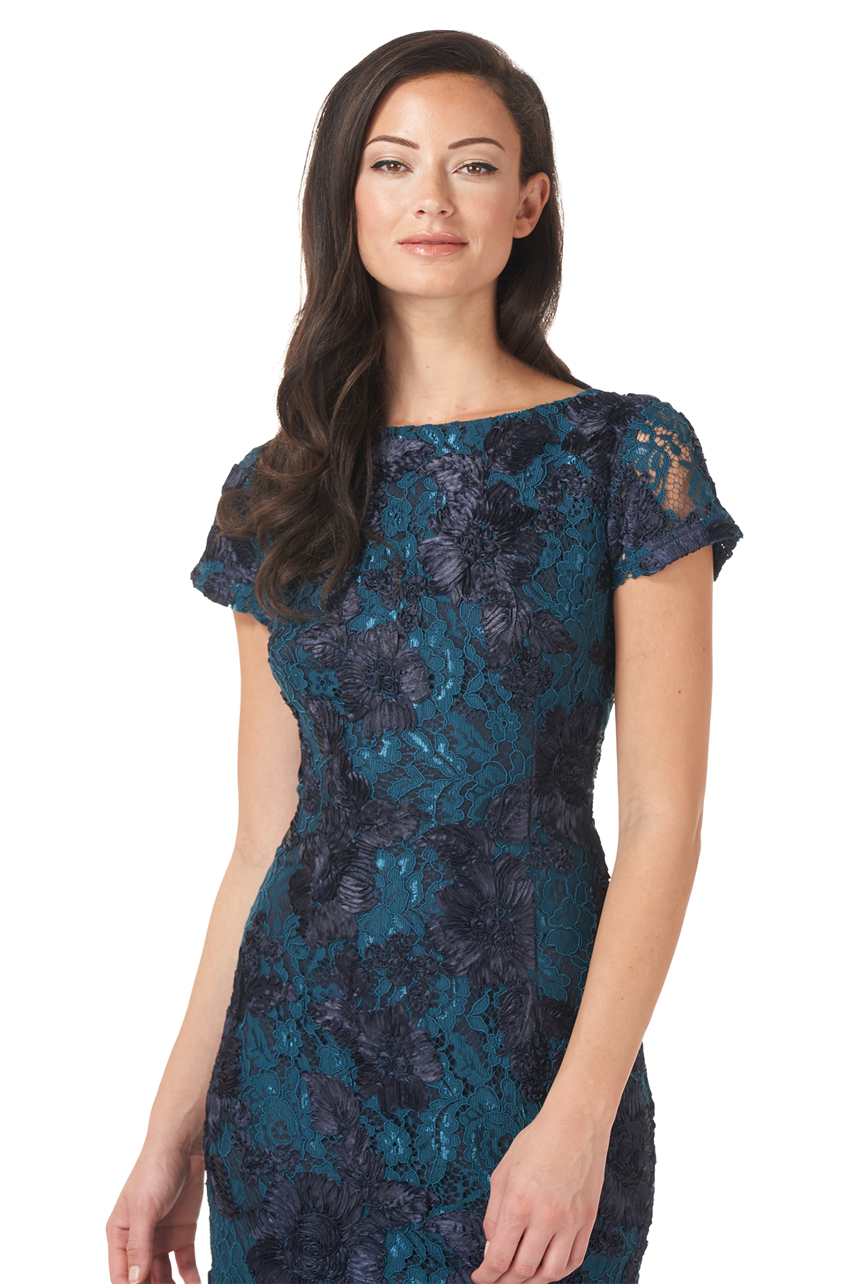 Floral Soutache Cocktail Dress