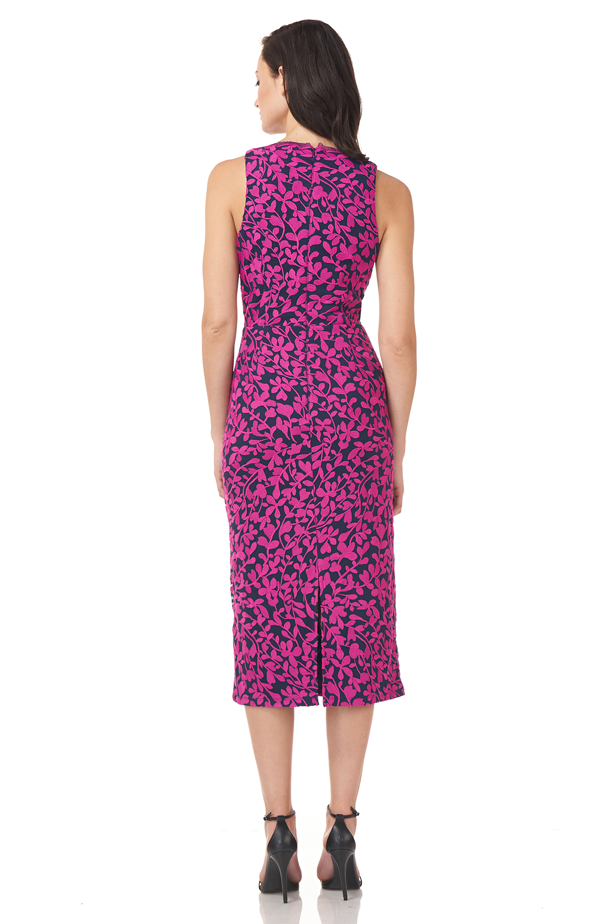 Halter Surplice Lace Midi