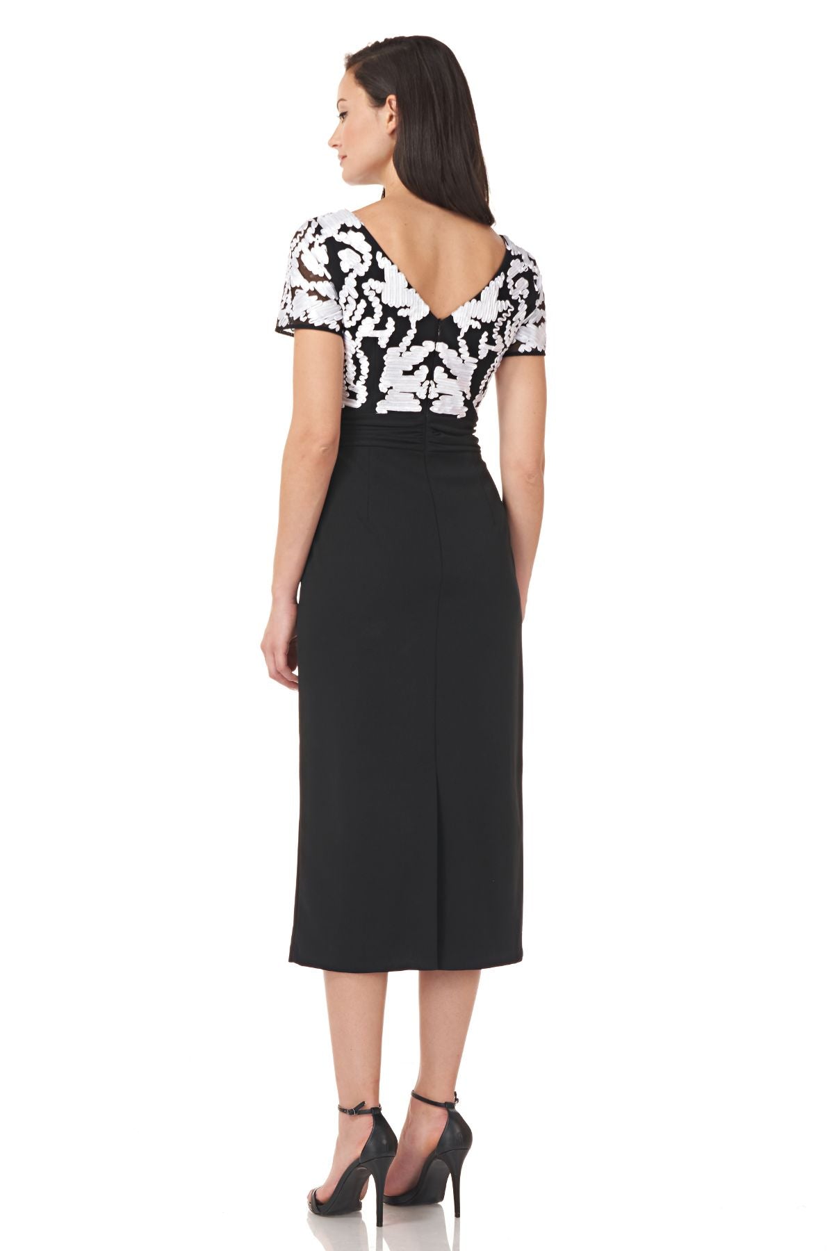 Boat Neck Midi Dress