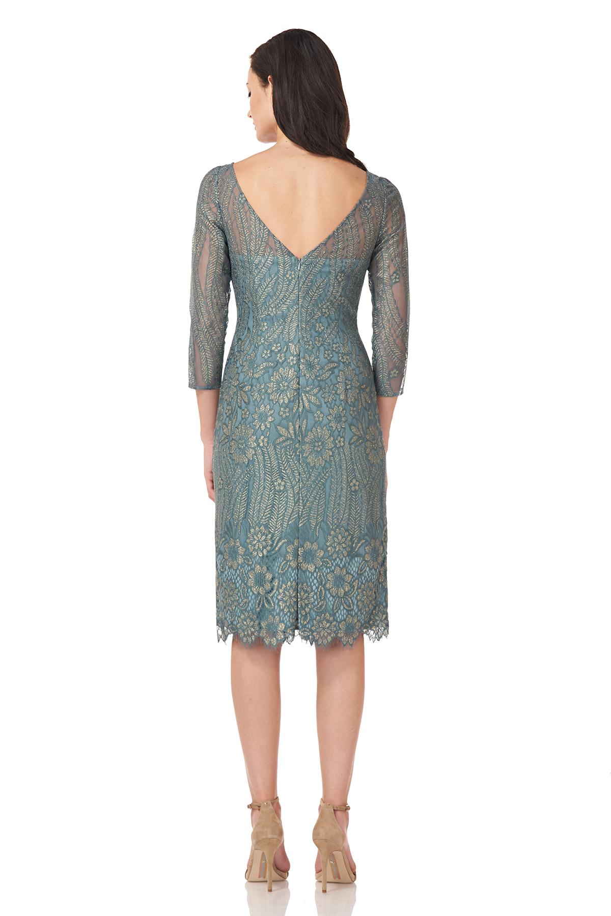Illusion Lace Cocktail Dress