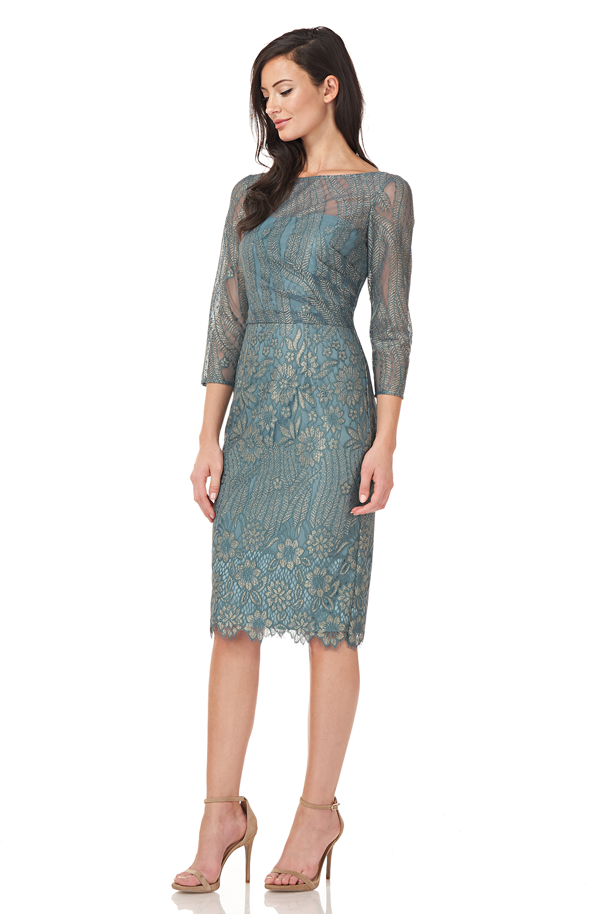 Illusion Lace Cocktail Dress