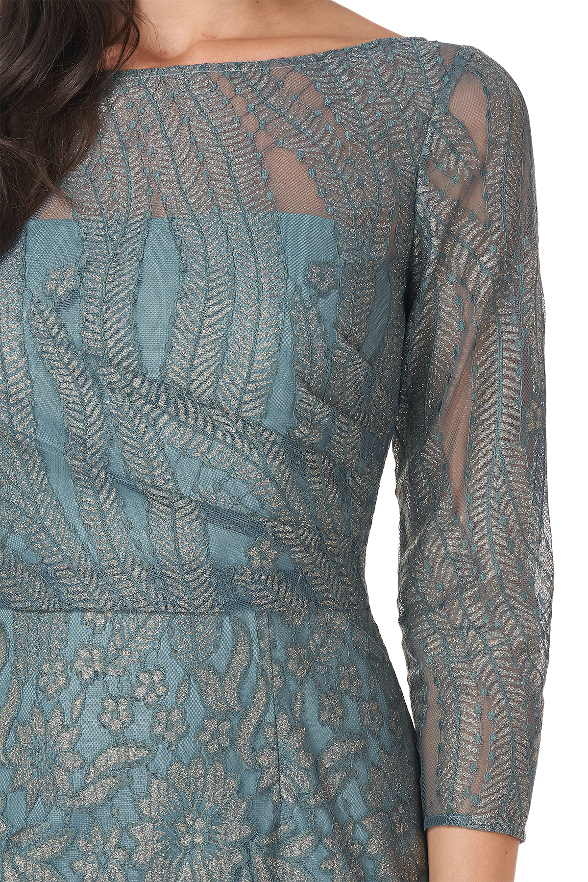 Illusion Lace Cocktail Dress