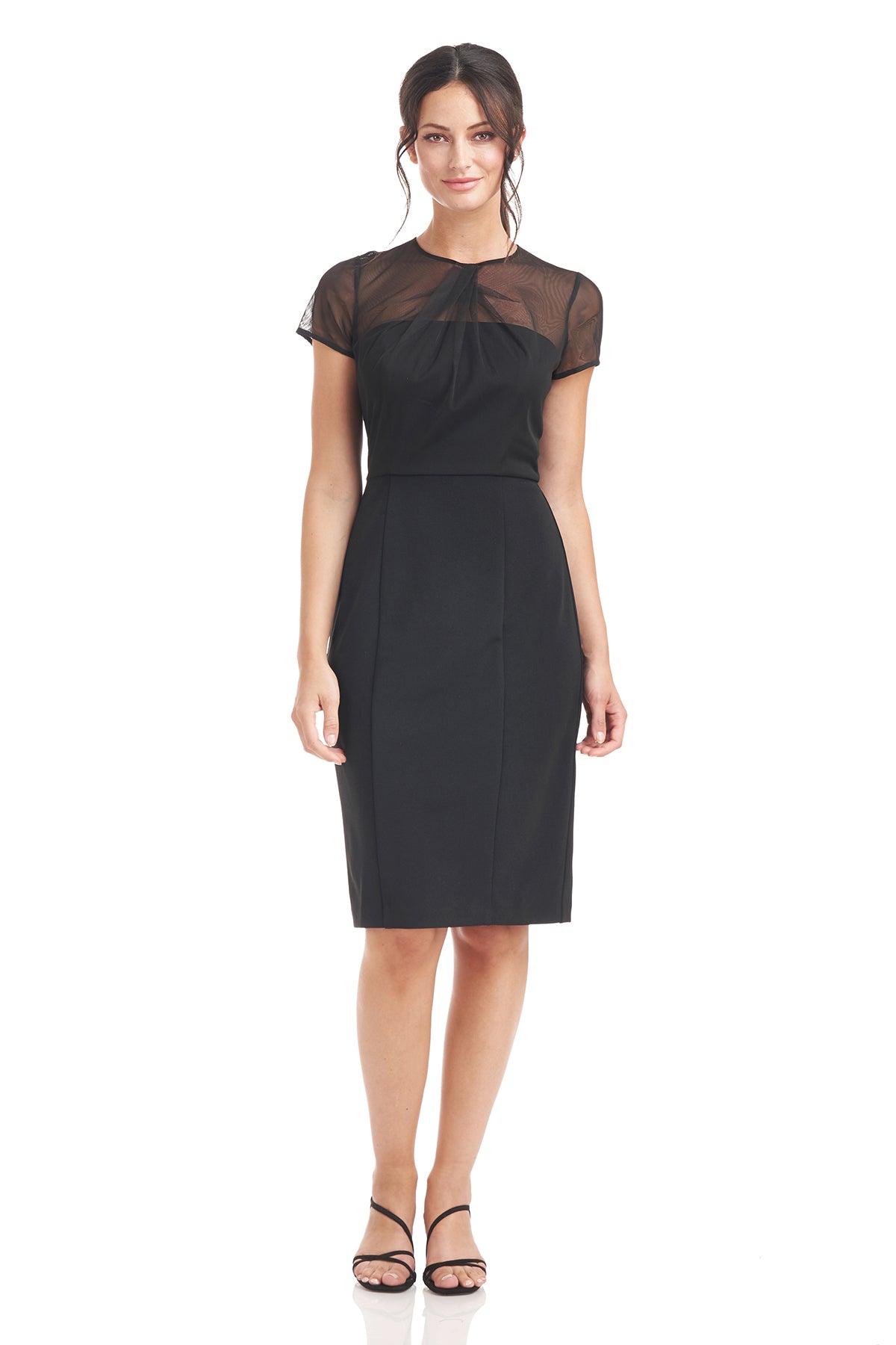 Short Sleeve Illusion Cocktail