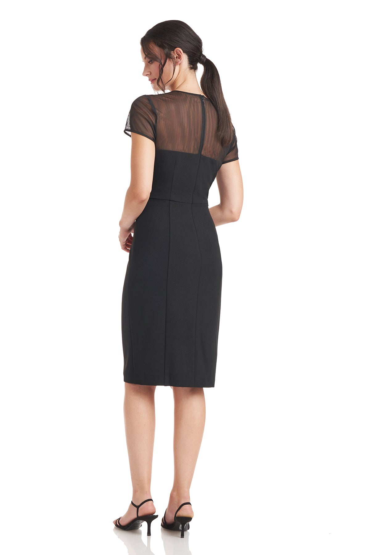 Short Sleeve Illusion Cocktail