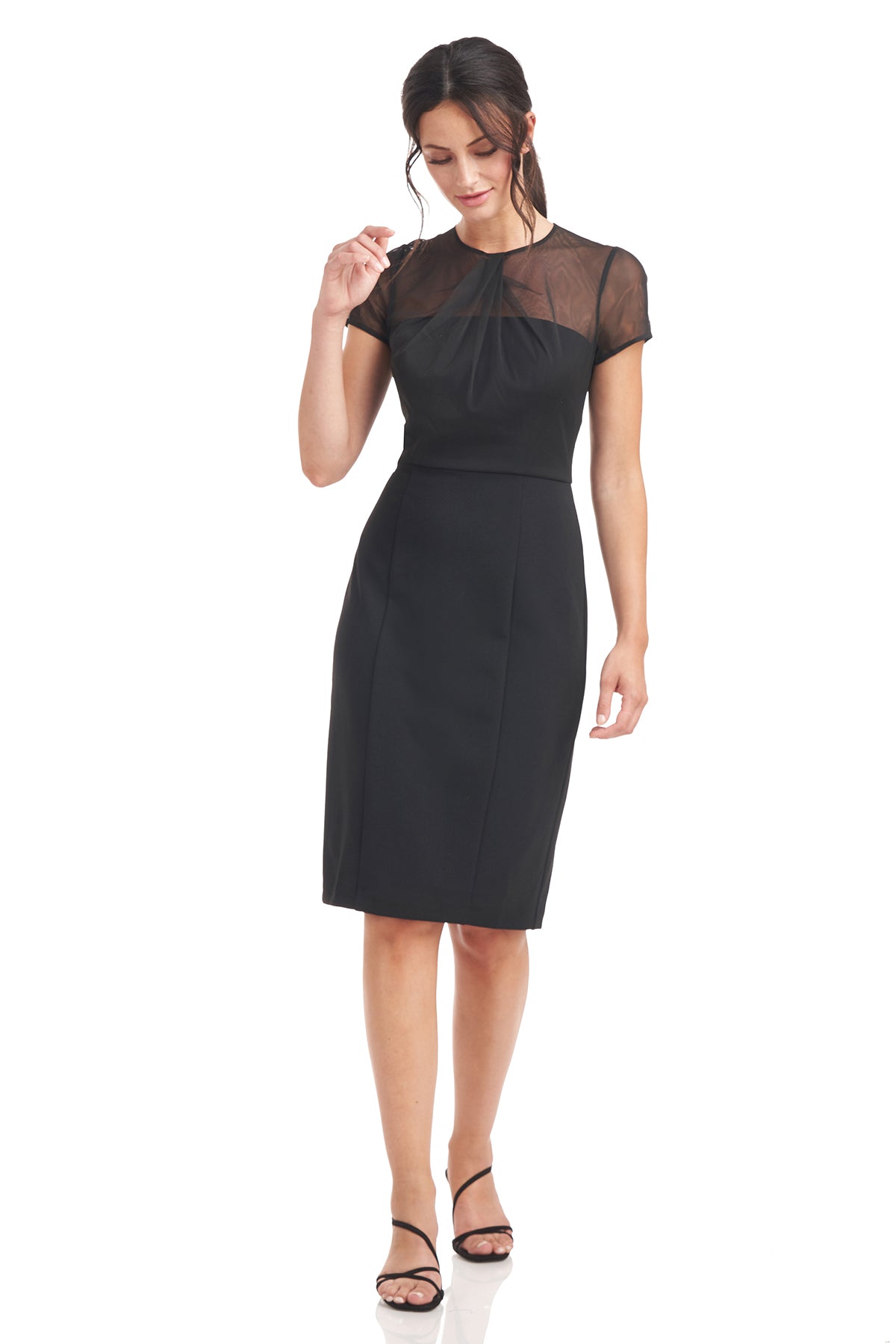 Short Sleeve Illusion Cocktail