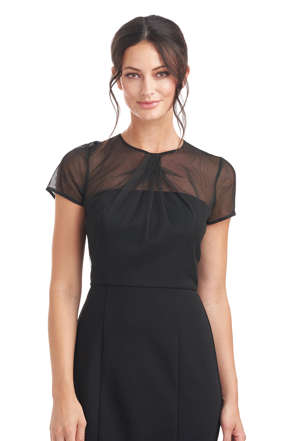 Short Sleeve Illusion Cocktail