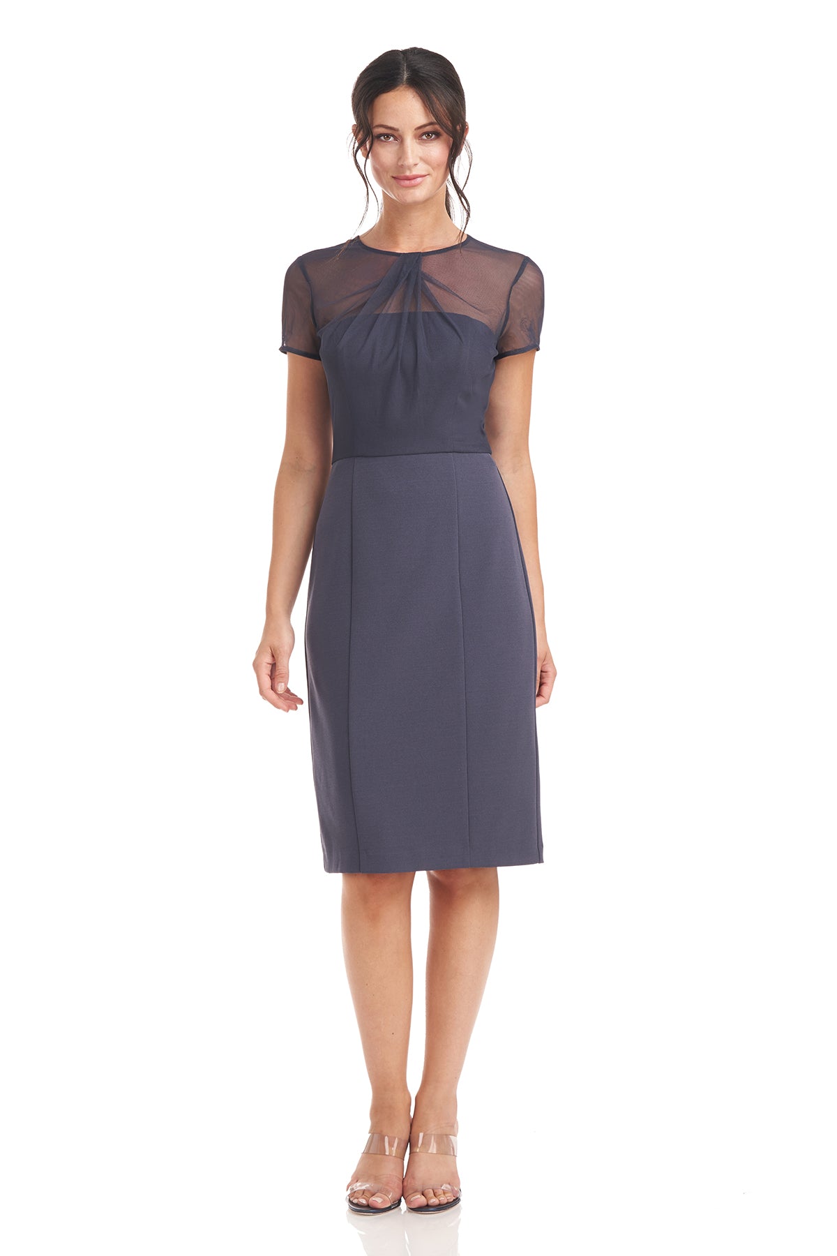 Short Sleeve Illusion Cocktail