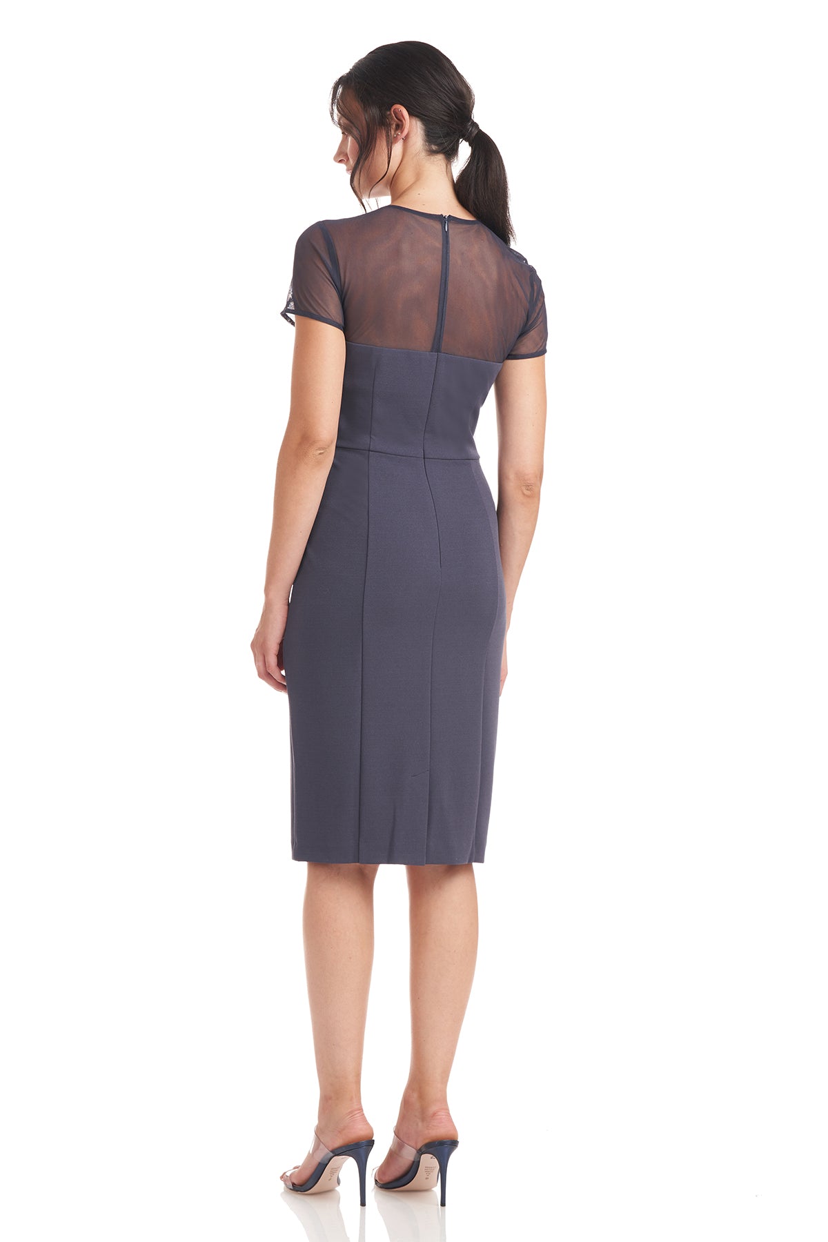 Short Sleeve Illusion Cocktail