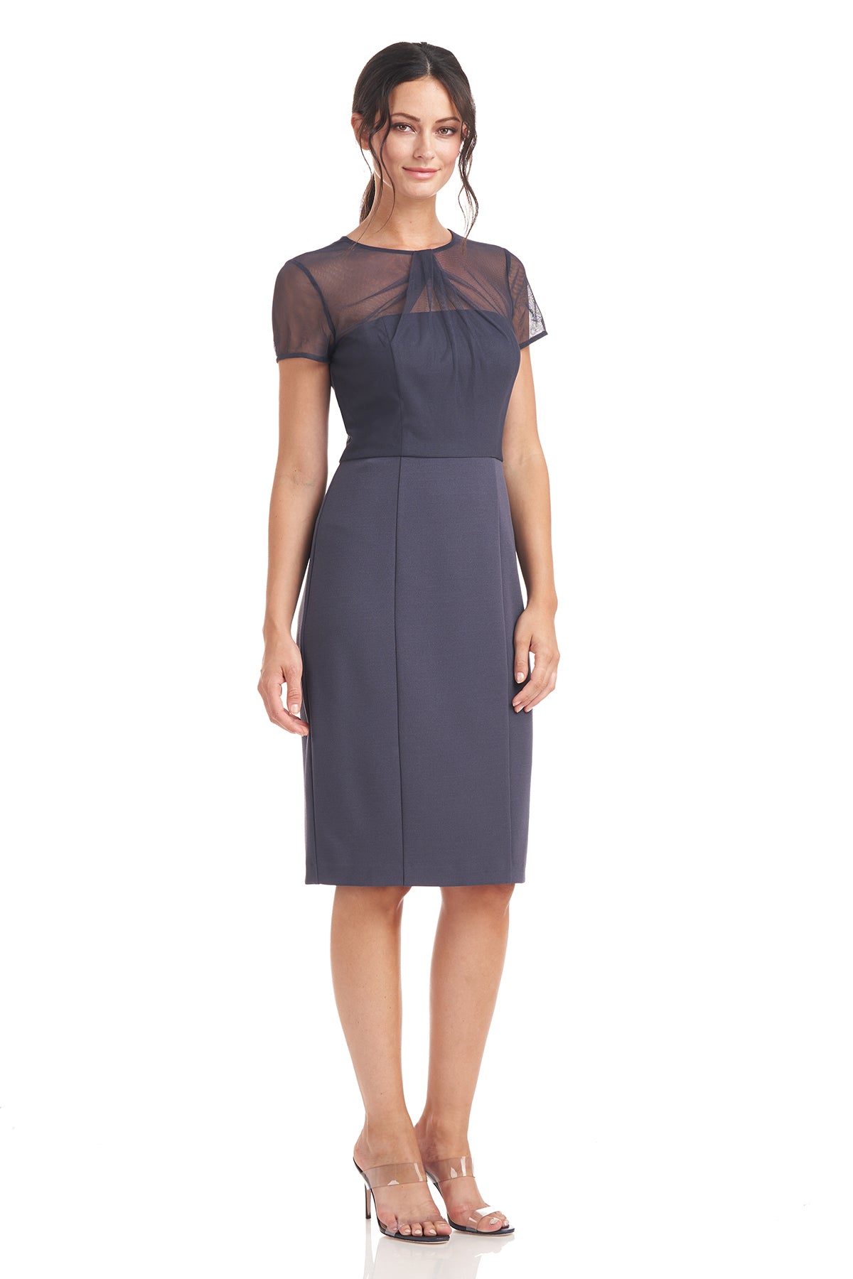 Short Sleeve Illusion Cocktail