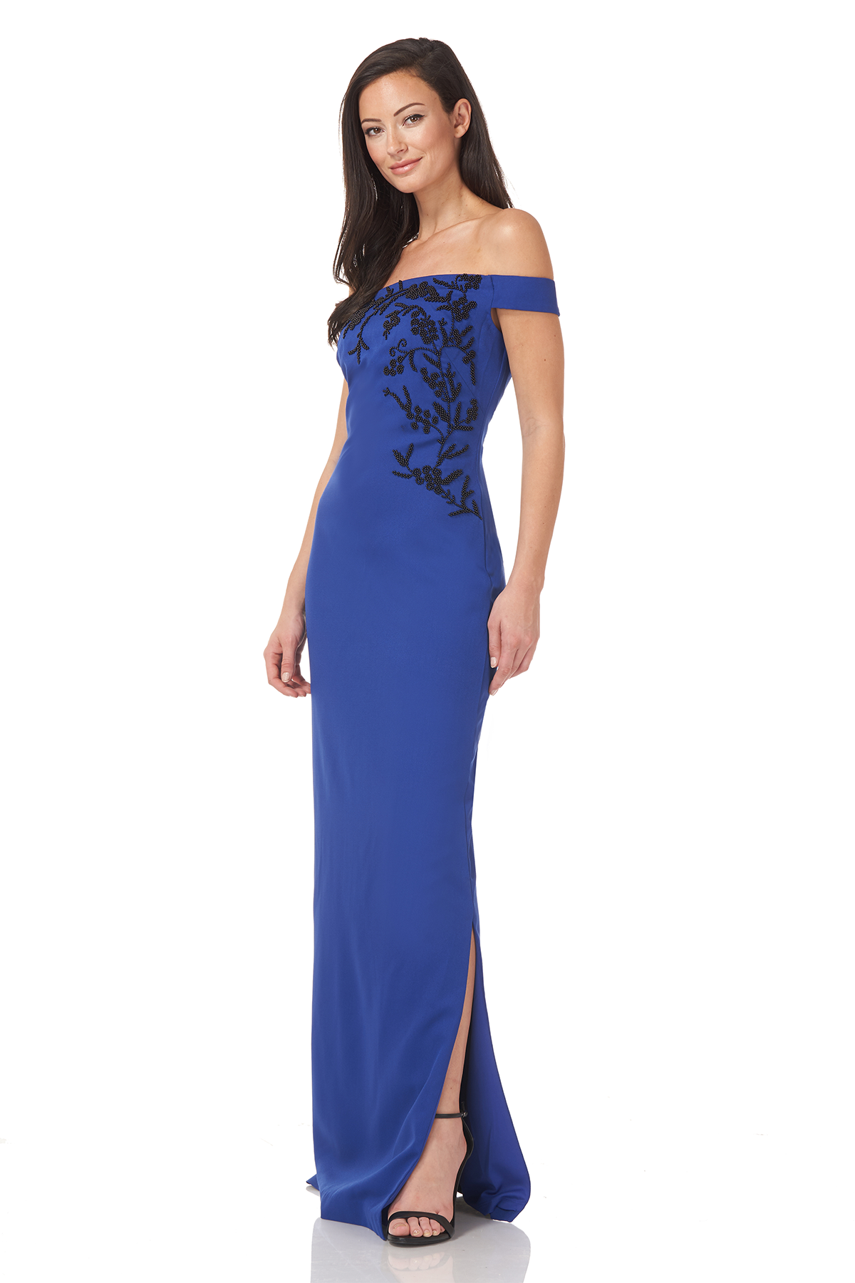 Off Shoulder Column Gown