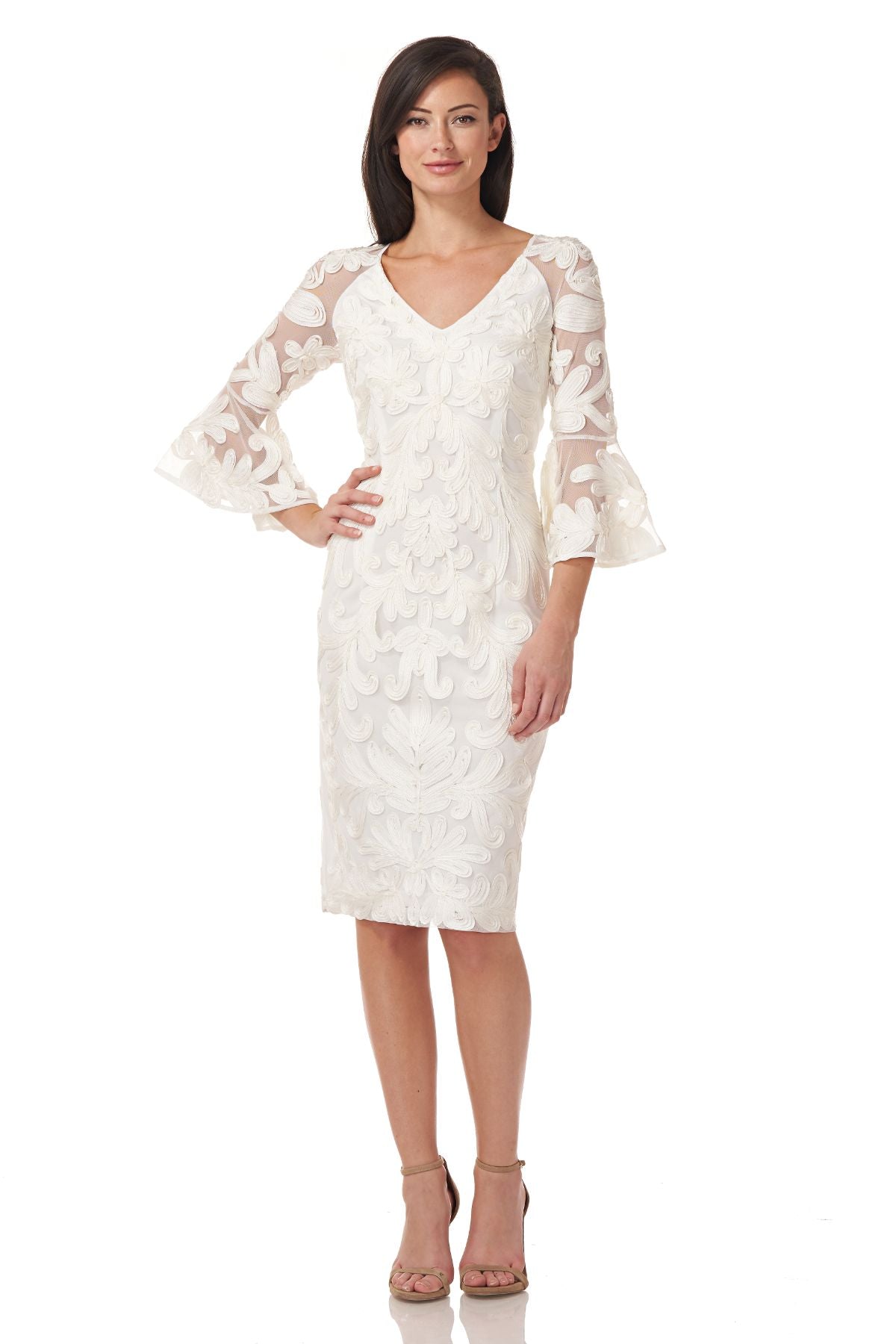 Bell Sleeve Cocktail Dress