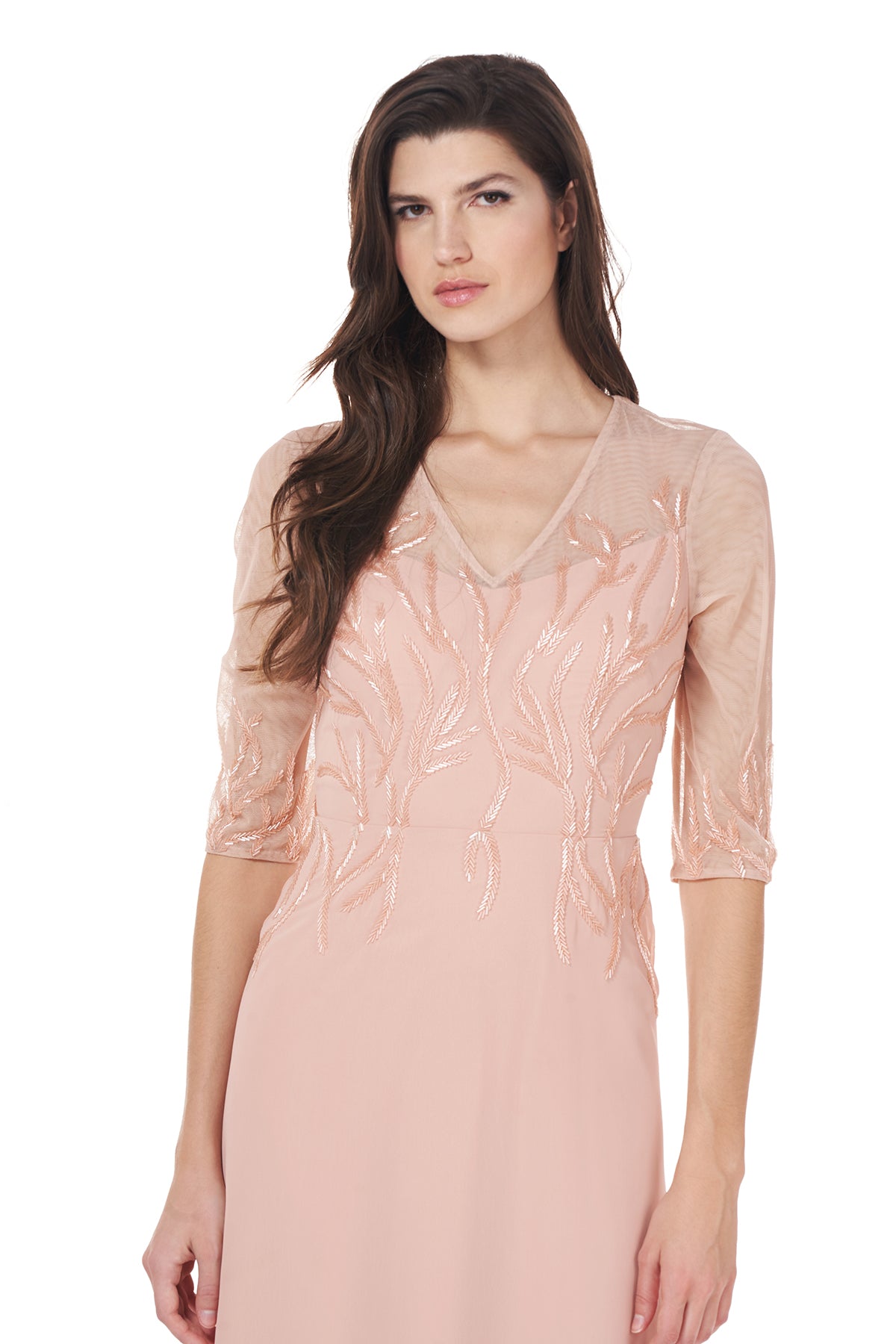 Violet Tea Length Dress