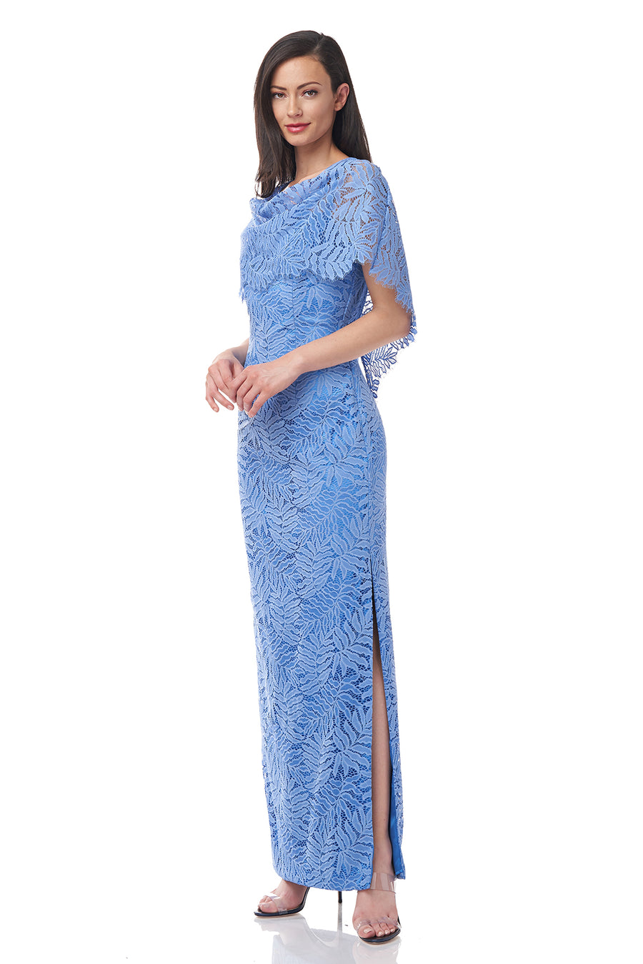 Katherine Cowl Neck Gown