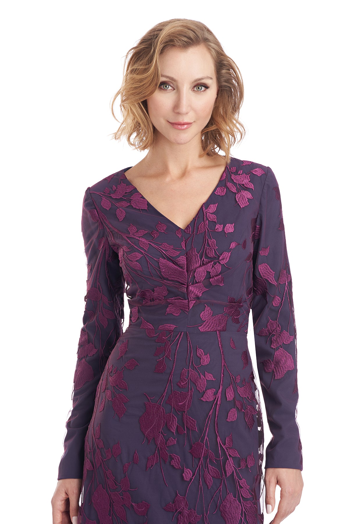 Tersea V-Neck A-Line Gown