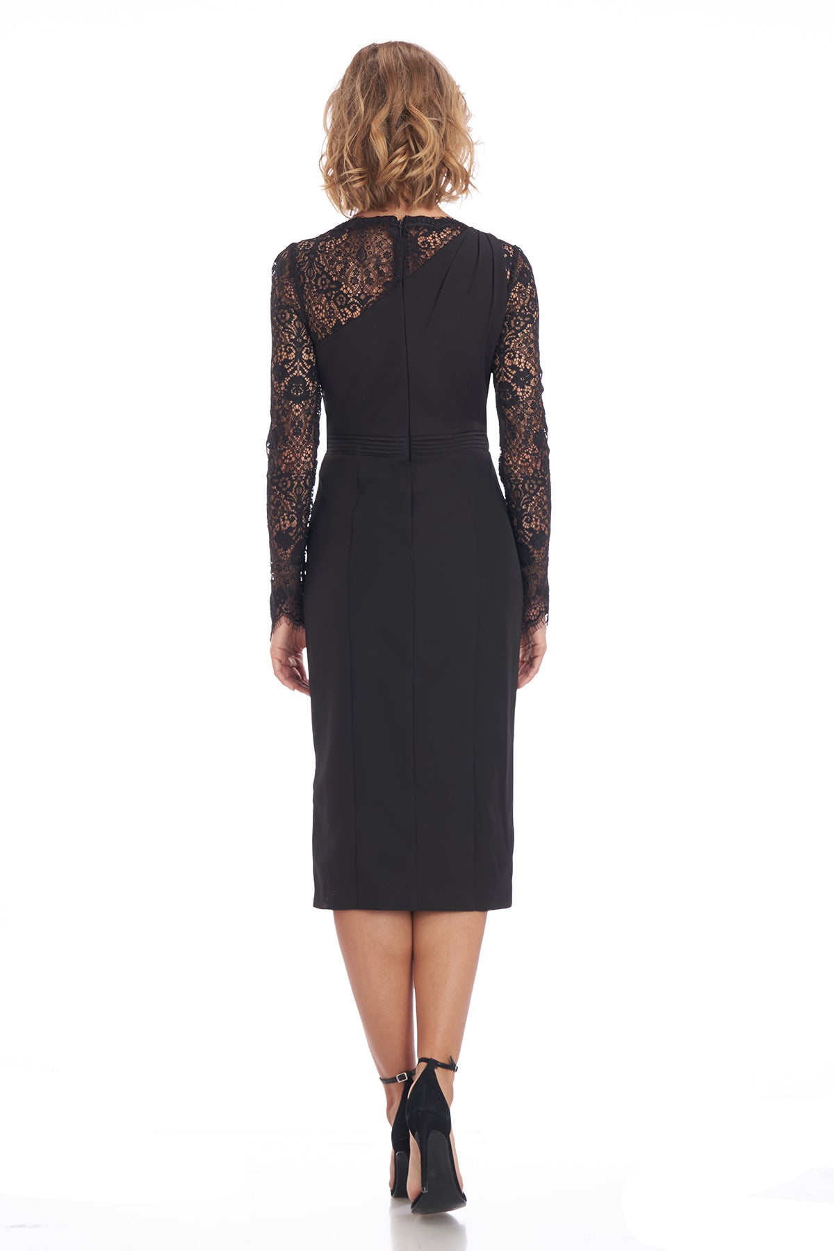 Caliana Boat Neck Midi Dress