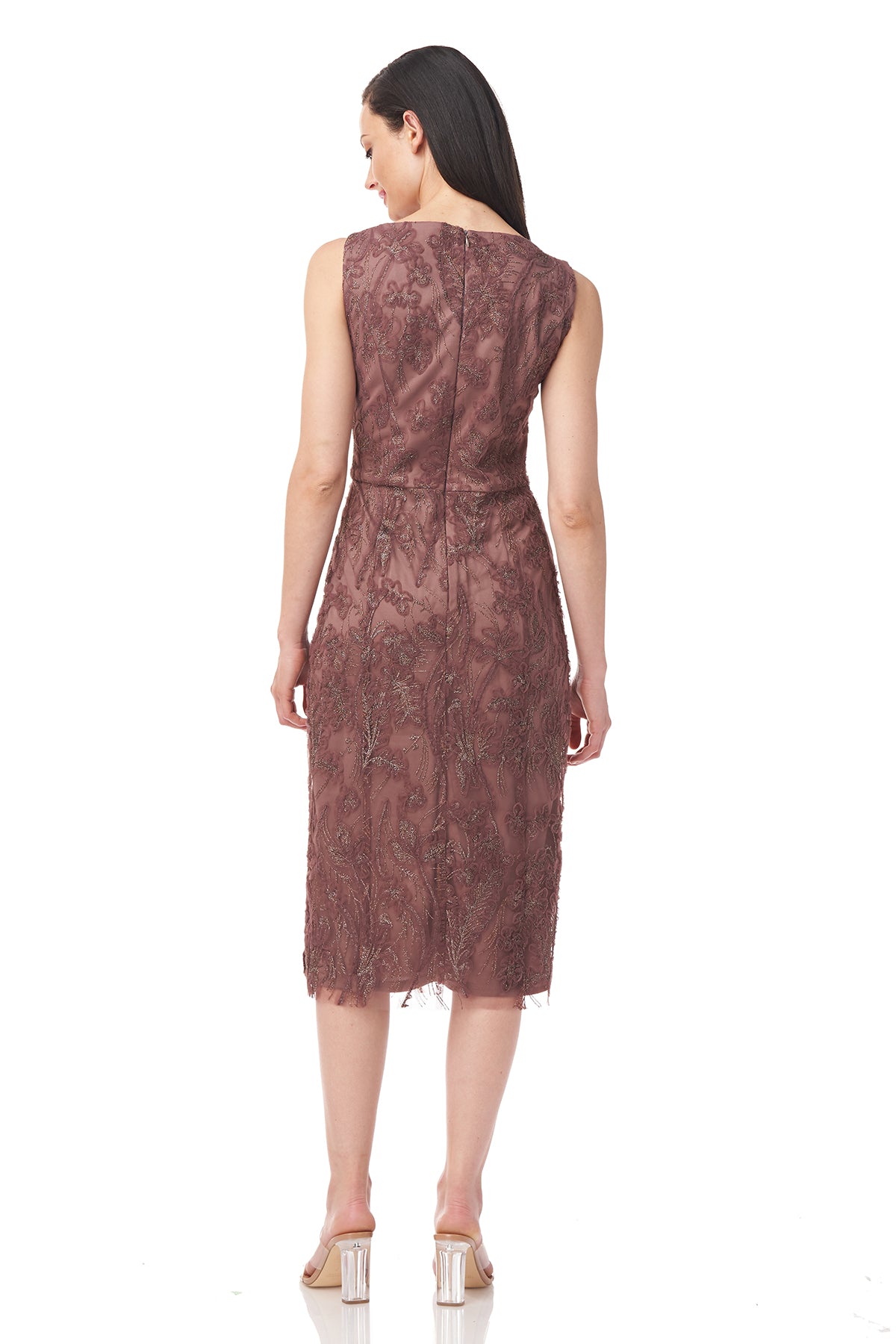 Aida V-Neck Midi Dress