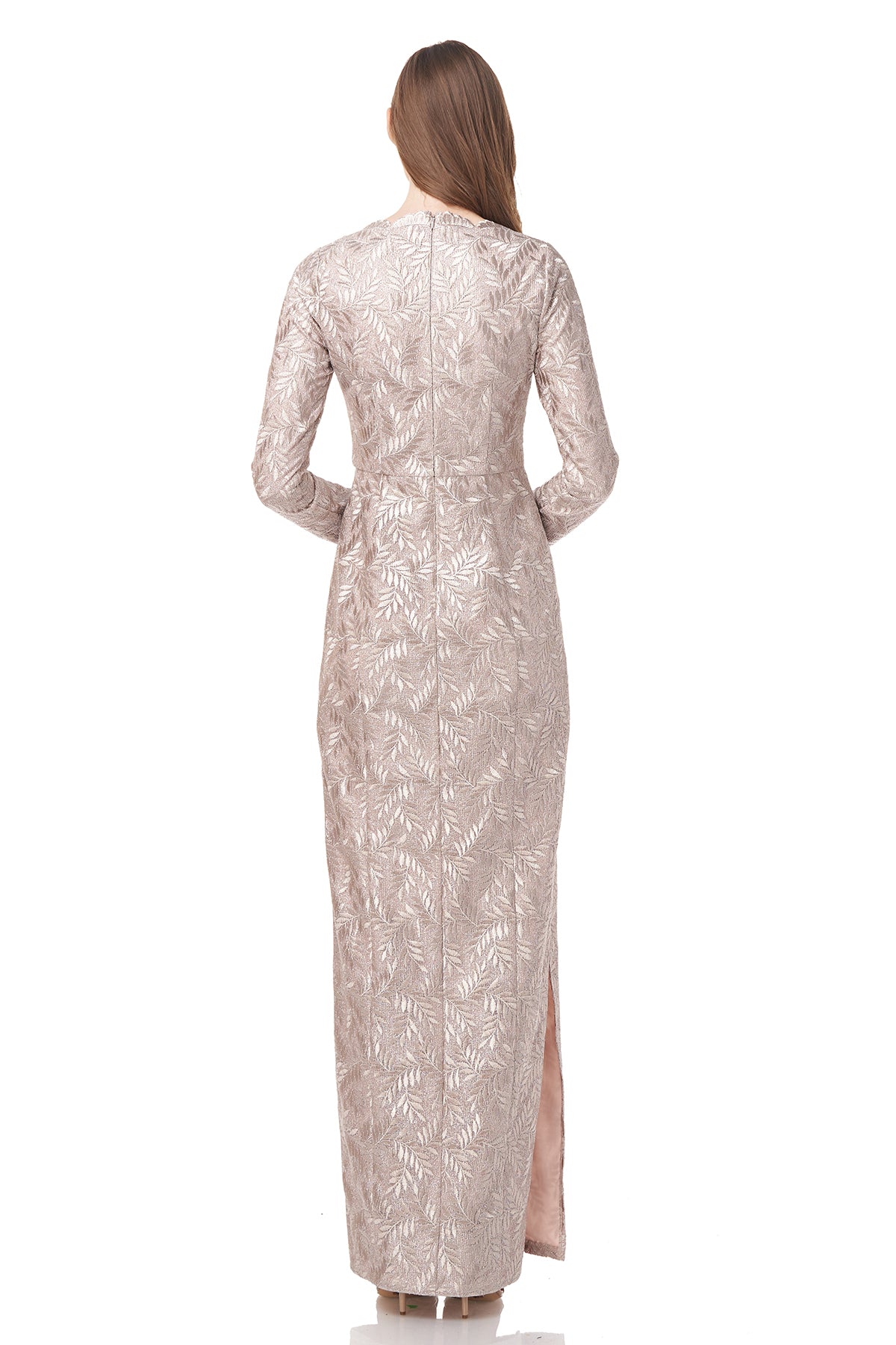 Sonia Scallop Column Gown